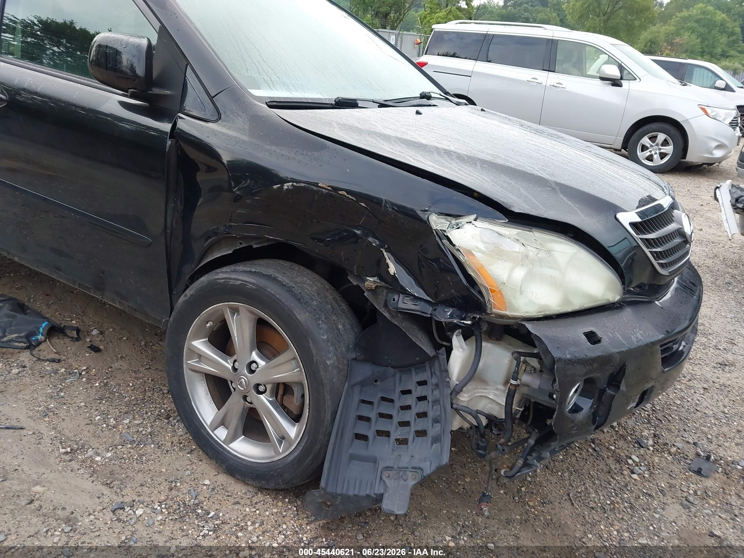 2007 Lexus Rx 400h   Black vin: JTJHW31U072033483