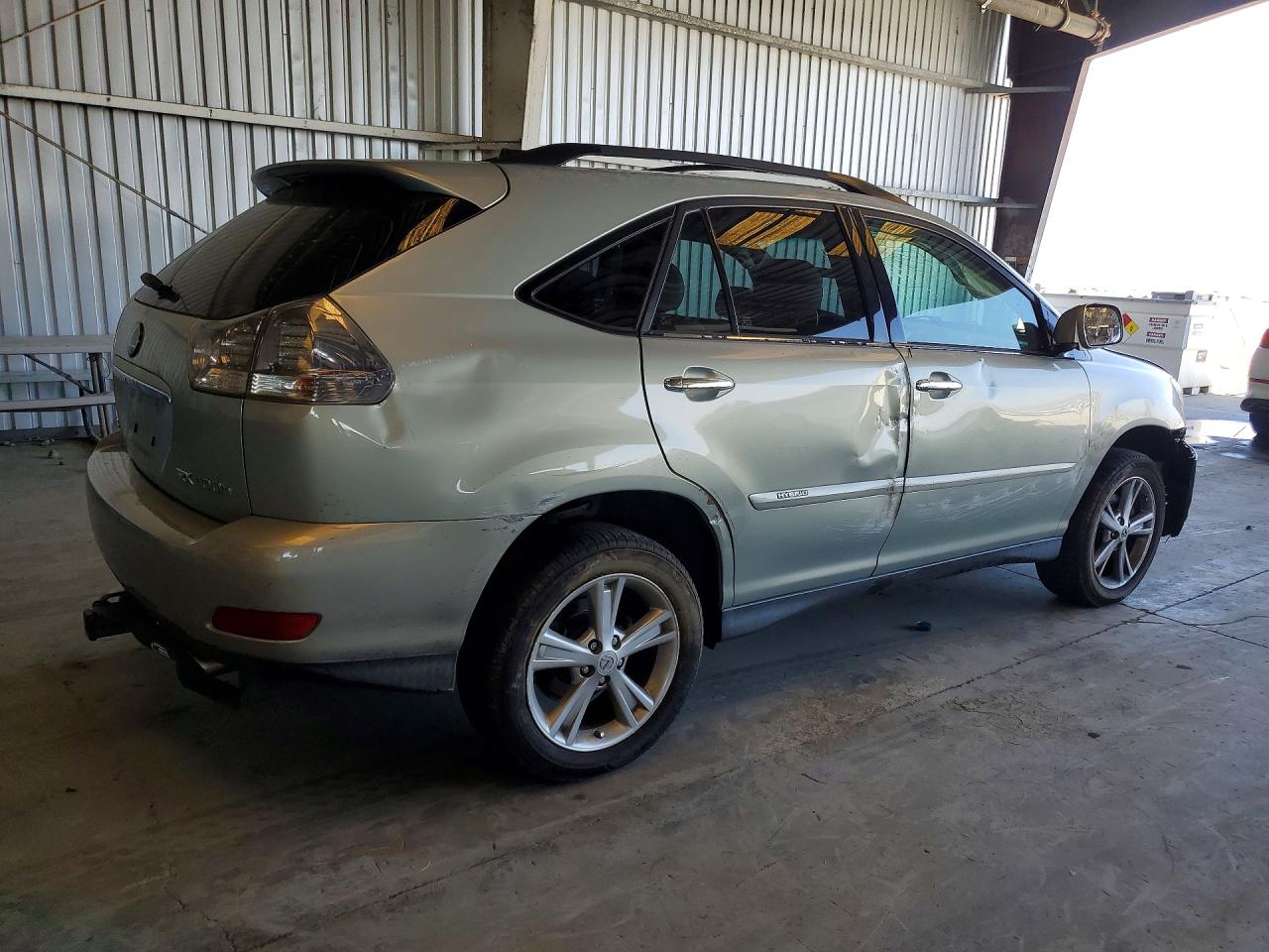 2008 Lexus Rx 400h Silver vin: JTJHW31U082047689