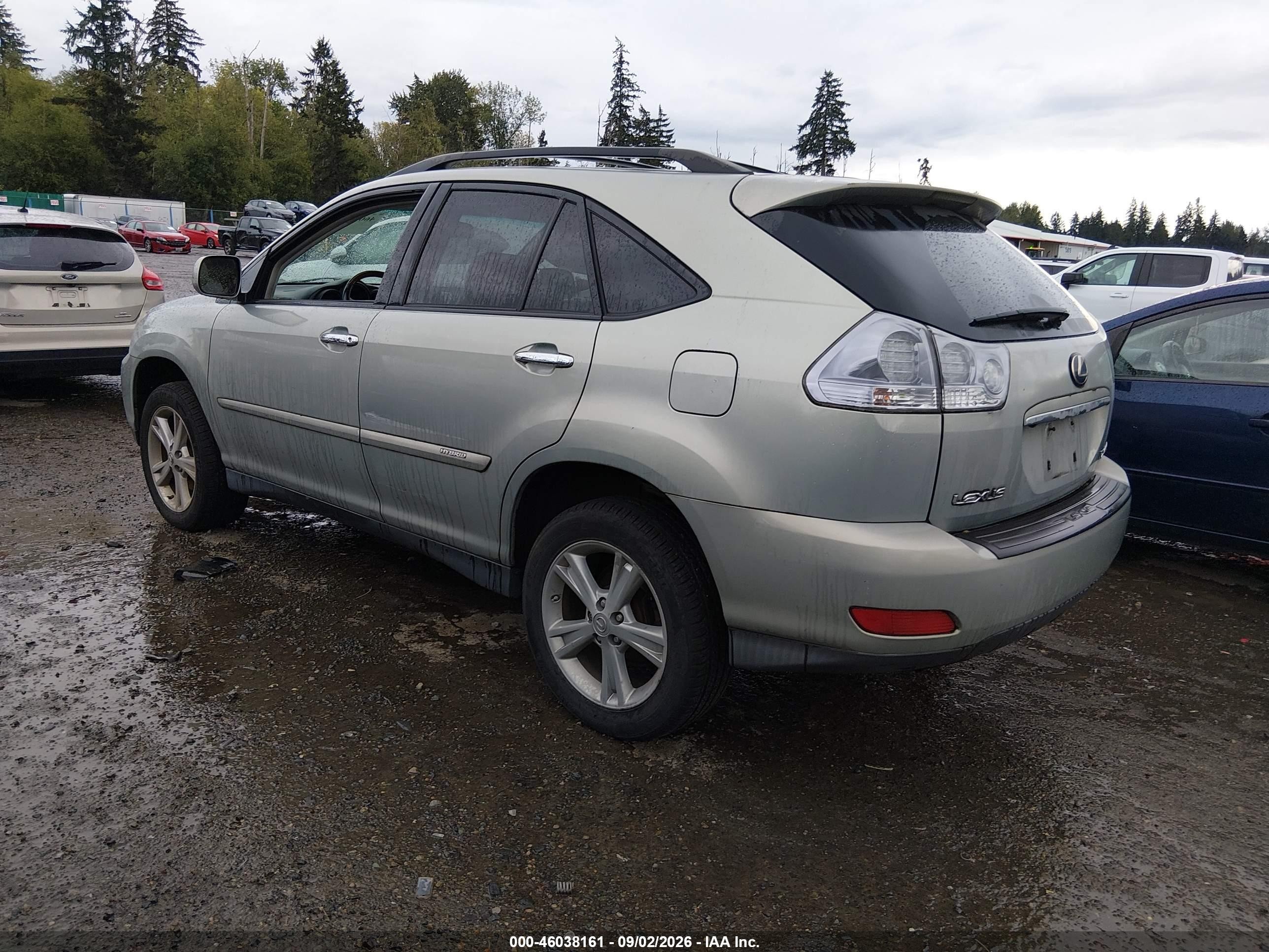 2008 Lexus Rx 400h Gray vin: JTJHW31U082048129