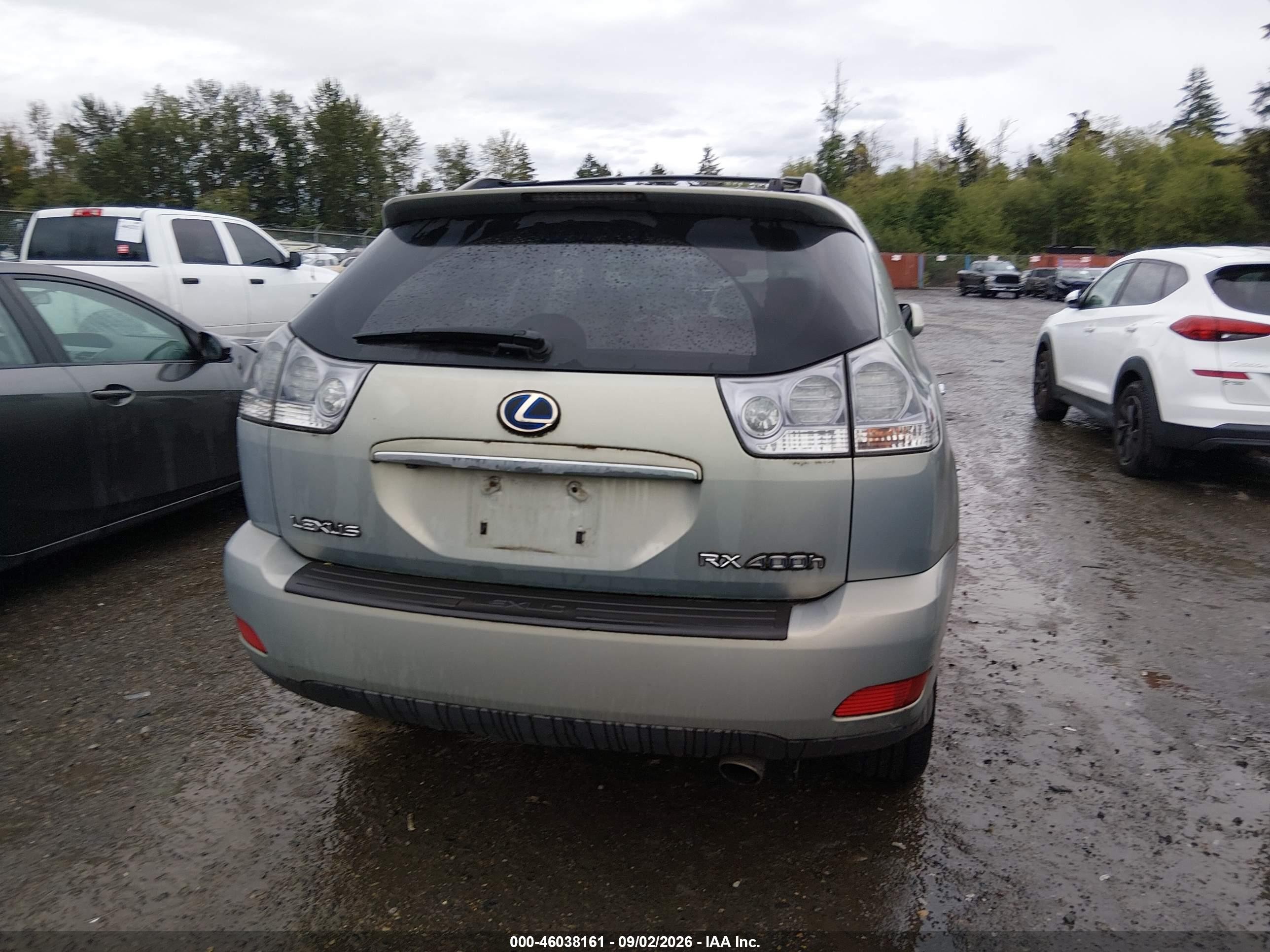 2008 Lexus Rx 400h Gray vin: JTJHW31U082048129