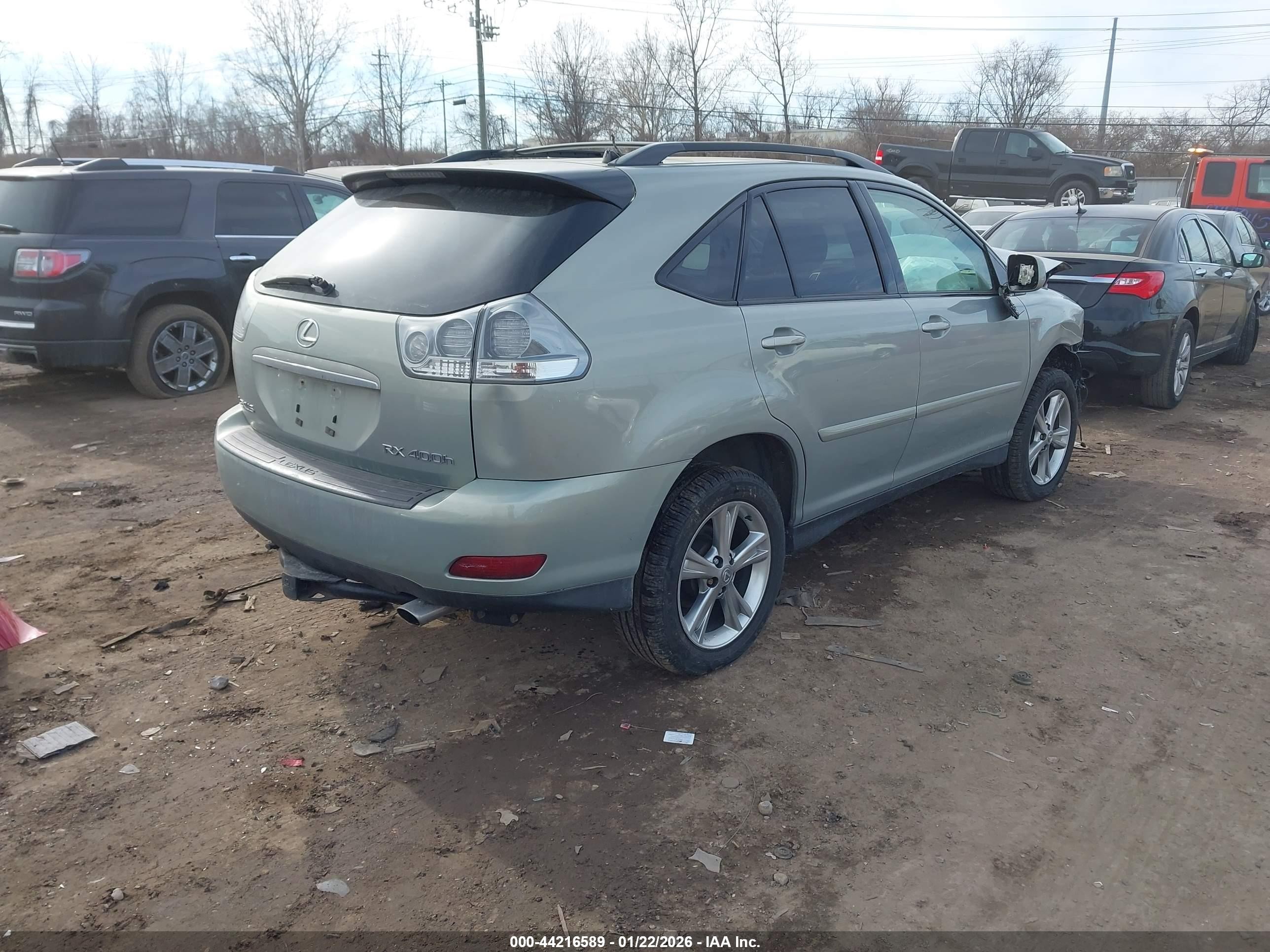 2006 Lexus Rx 400h   Silver vin: JTJHW31U160030604