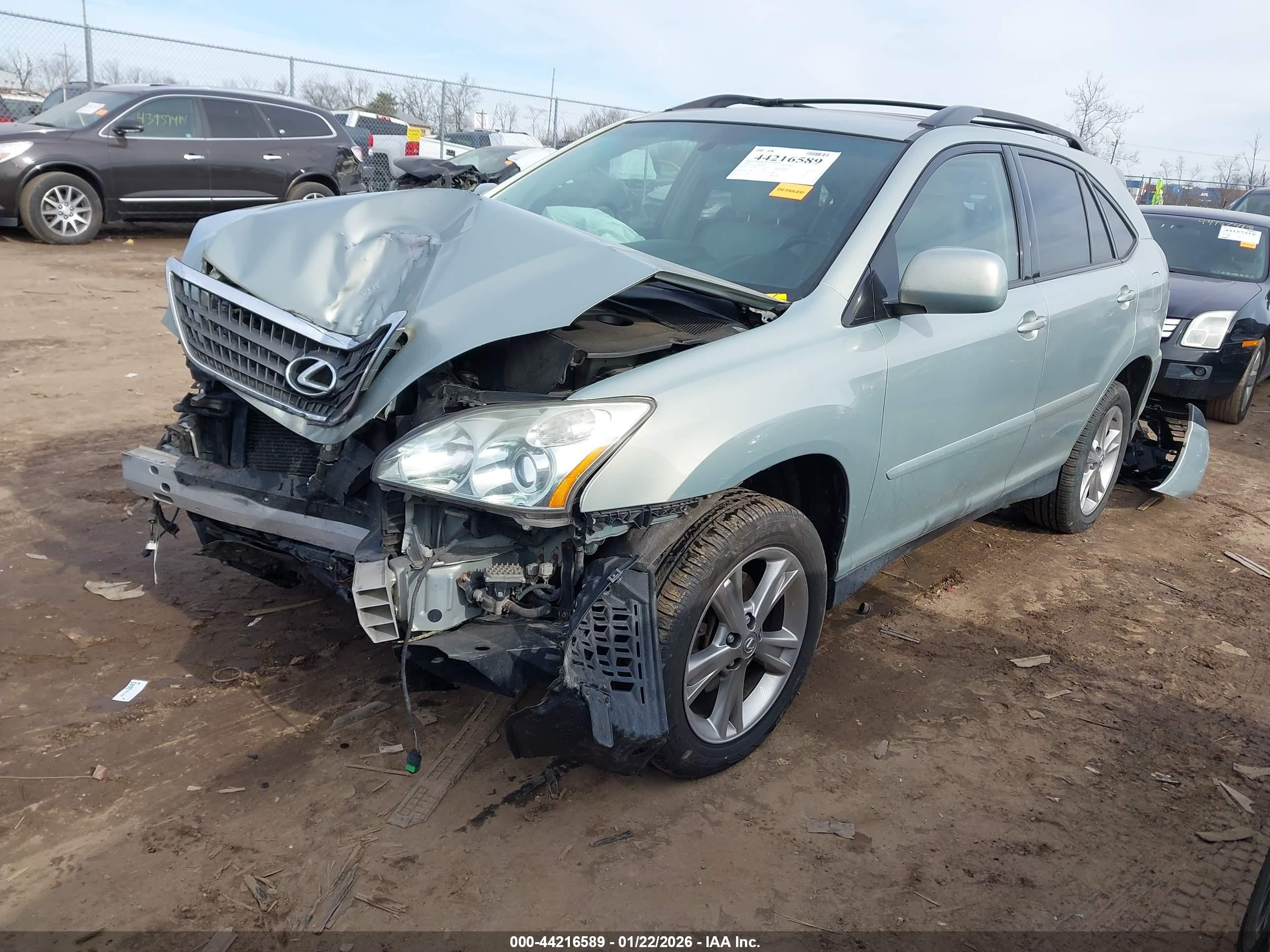 2006 Lexus Rx 400h   Silver vin: JTJHW31U160030604