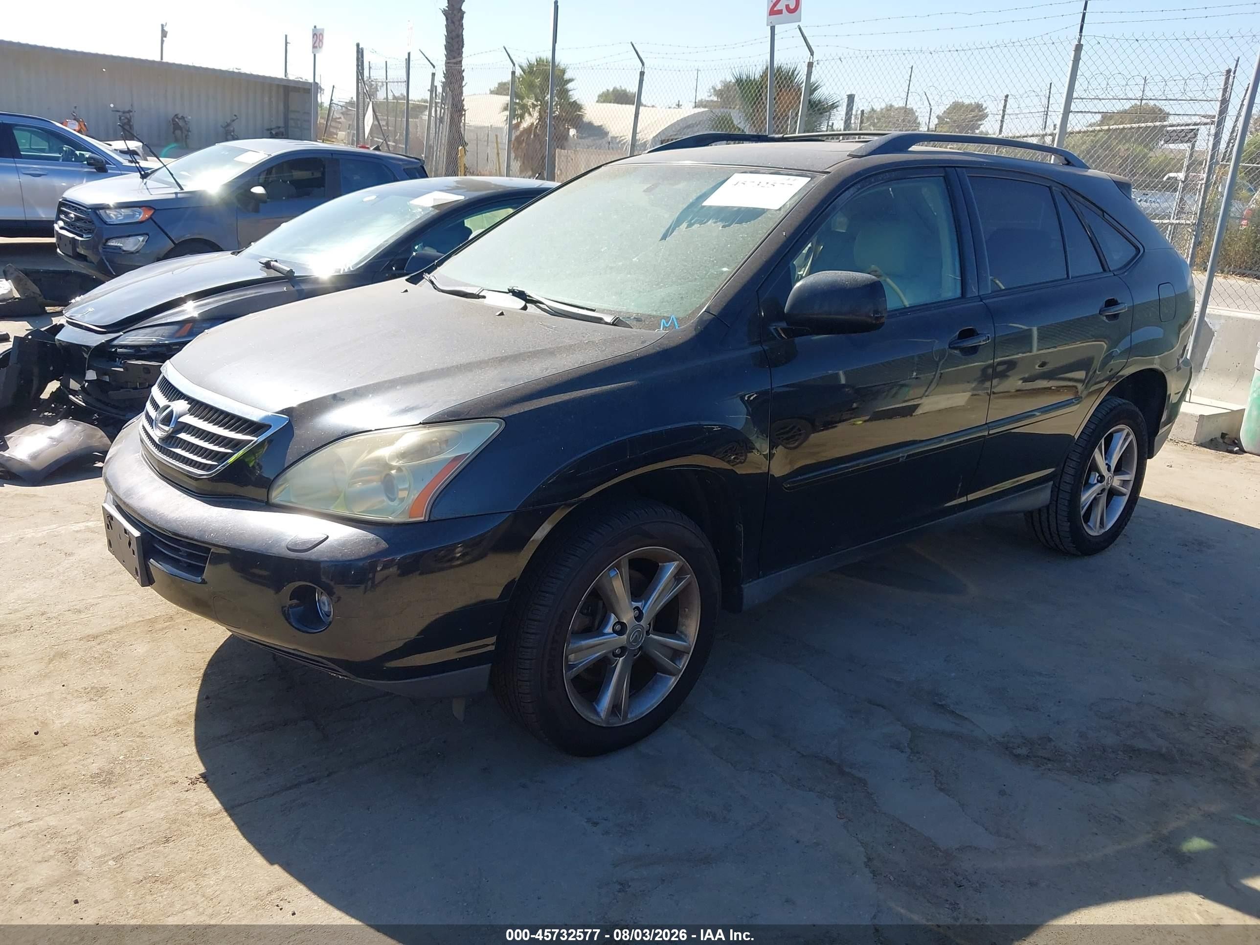 2006 Lexus Rx 400h Black vin: JTJHW31U160037083