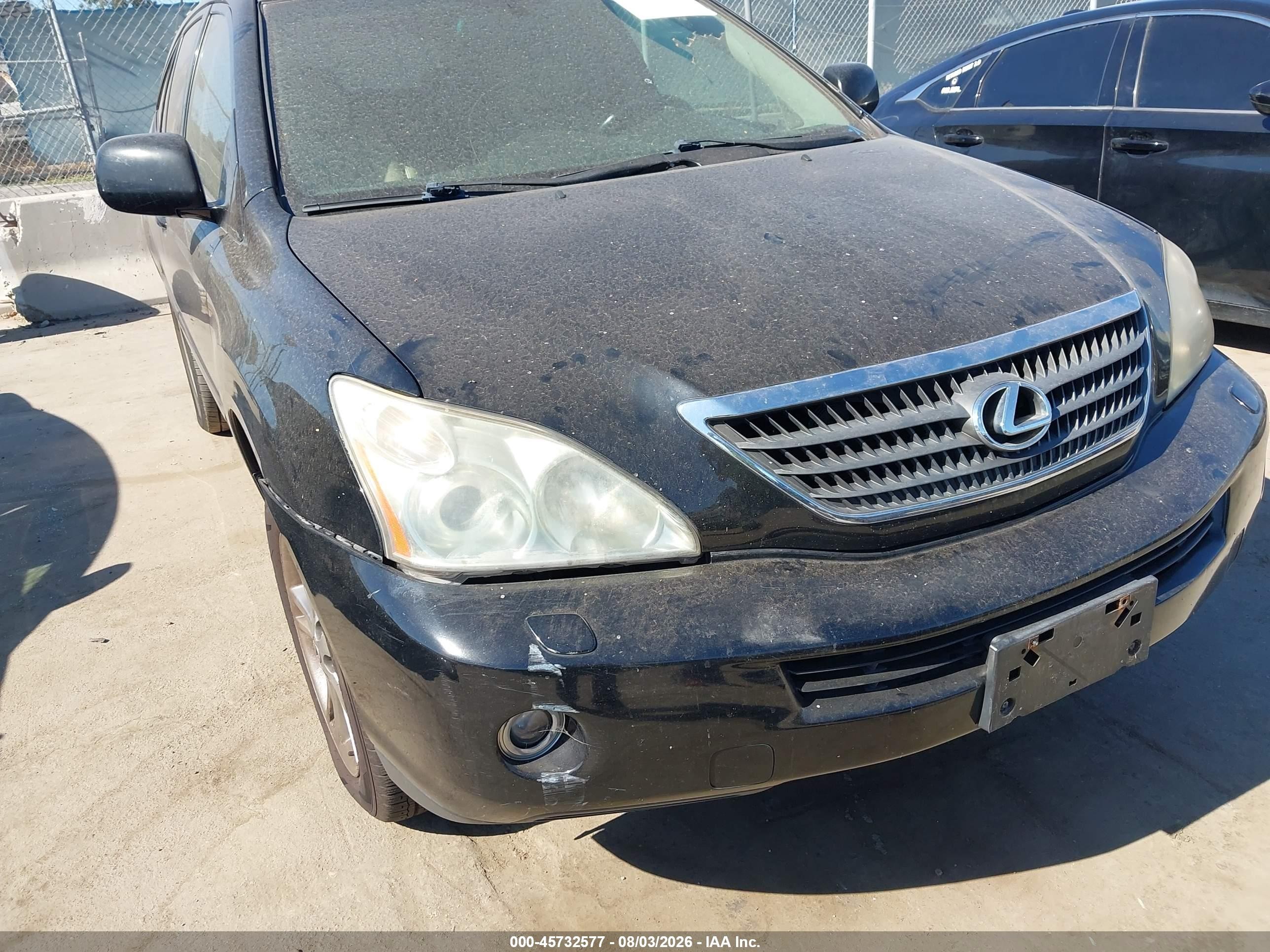 2006 Lexus Rx 400h Black vin: JTJHW31U160037083