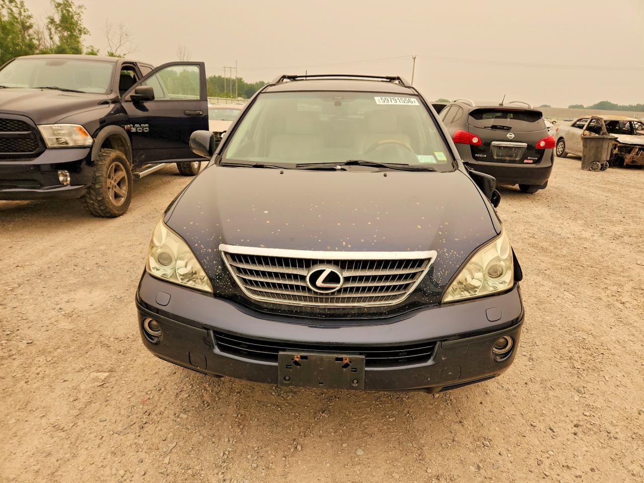 2007 Lexus Rx 400h Blue vin: JTJHW31U172033962
