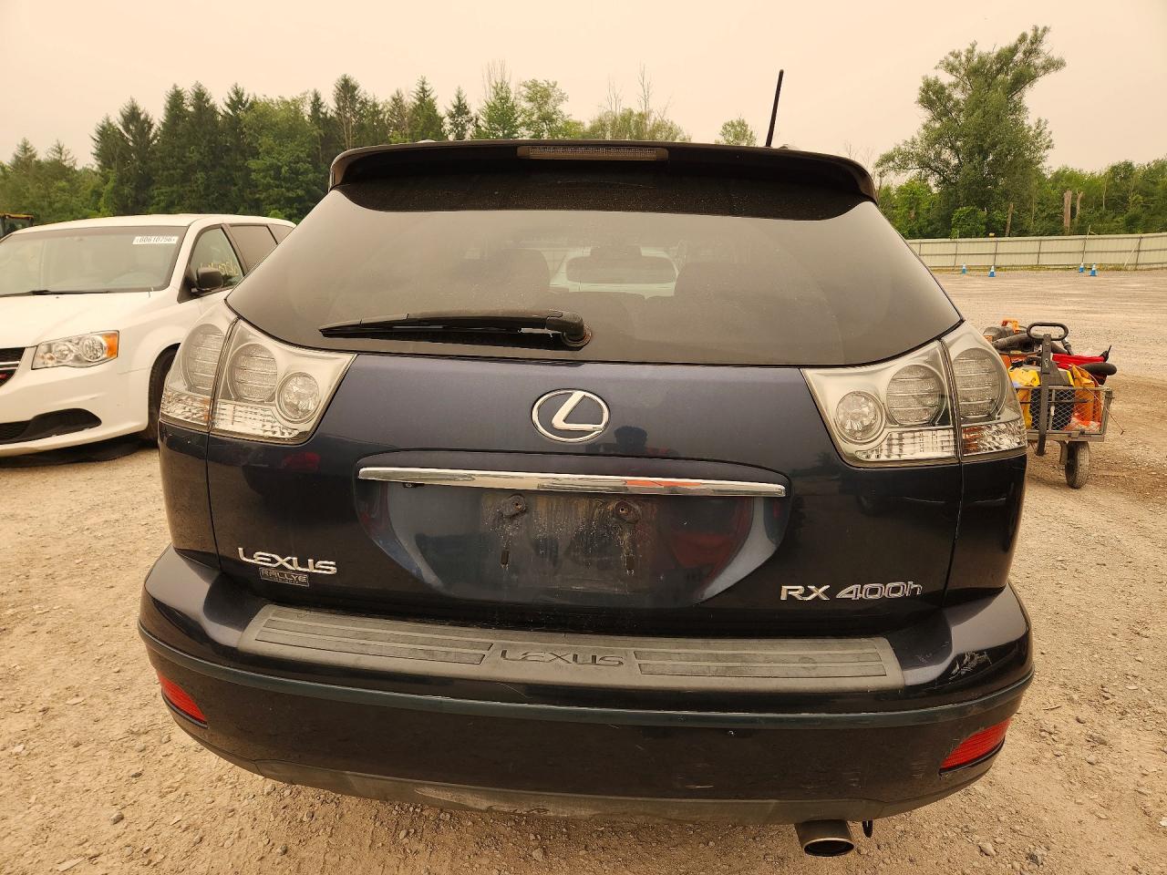 2007 Lexus Rx 400h Blue vin: JTJHW31U172033962