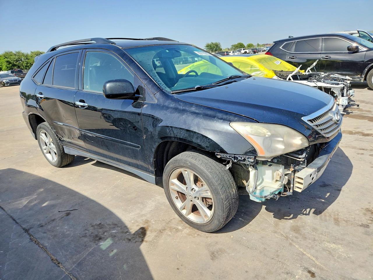 2008 Lexus Rx 400h Black vin: JTJHW31U182070219