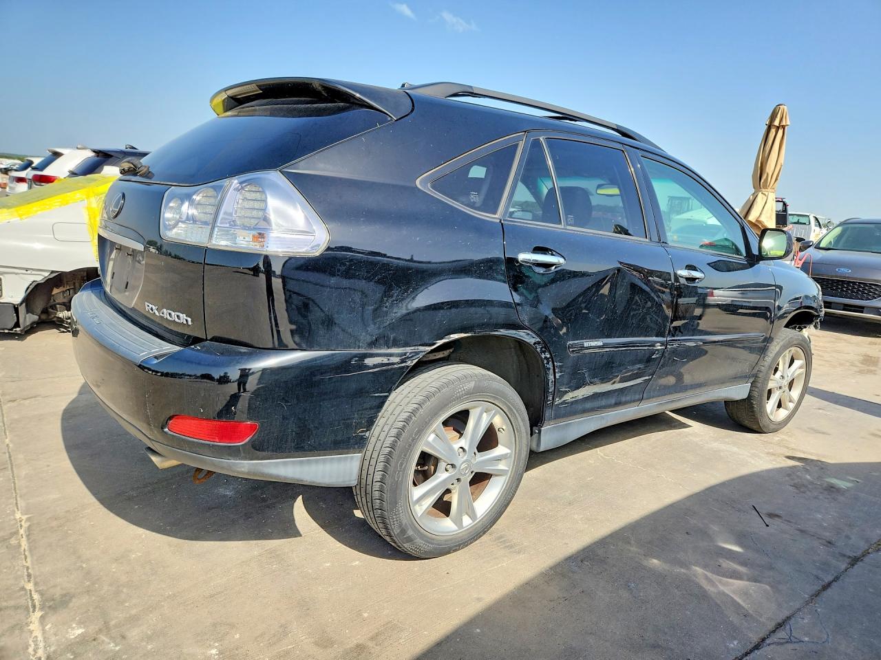 2008 Lexus Rx 400h Black vin: JTJHW31U182070219