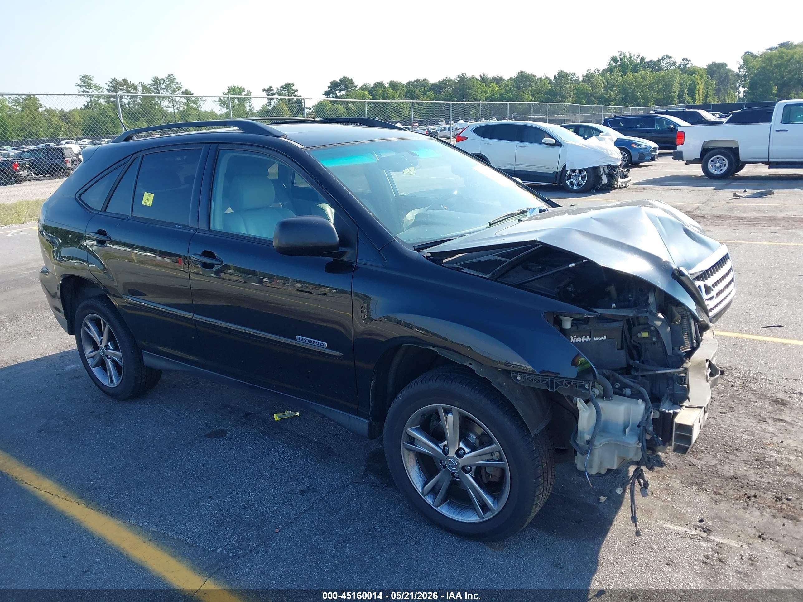 2006 Lexus Rx 400h Black vin: JTJHW31U260013133