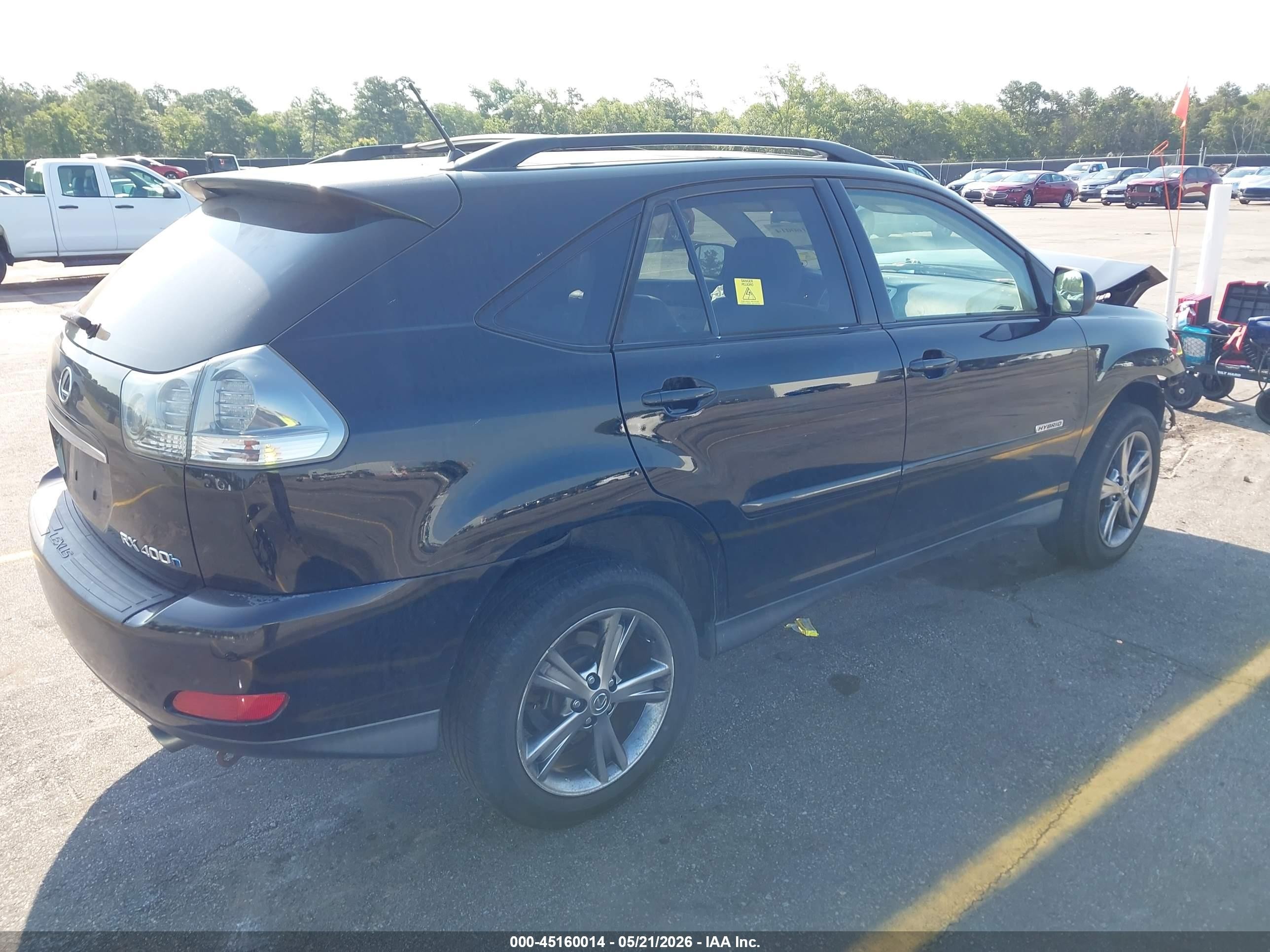 2006 Lexus Rx 400h Black vin: JTJHW31U260013133