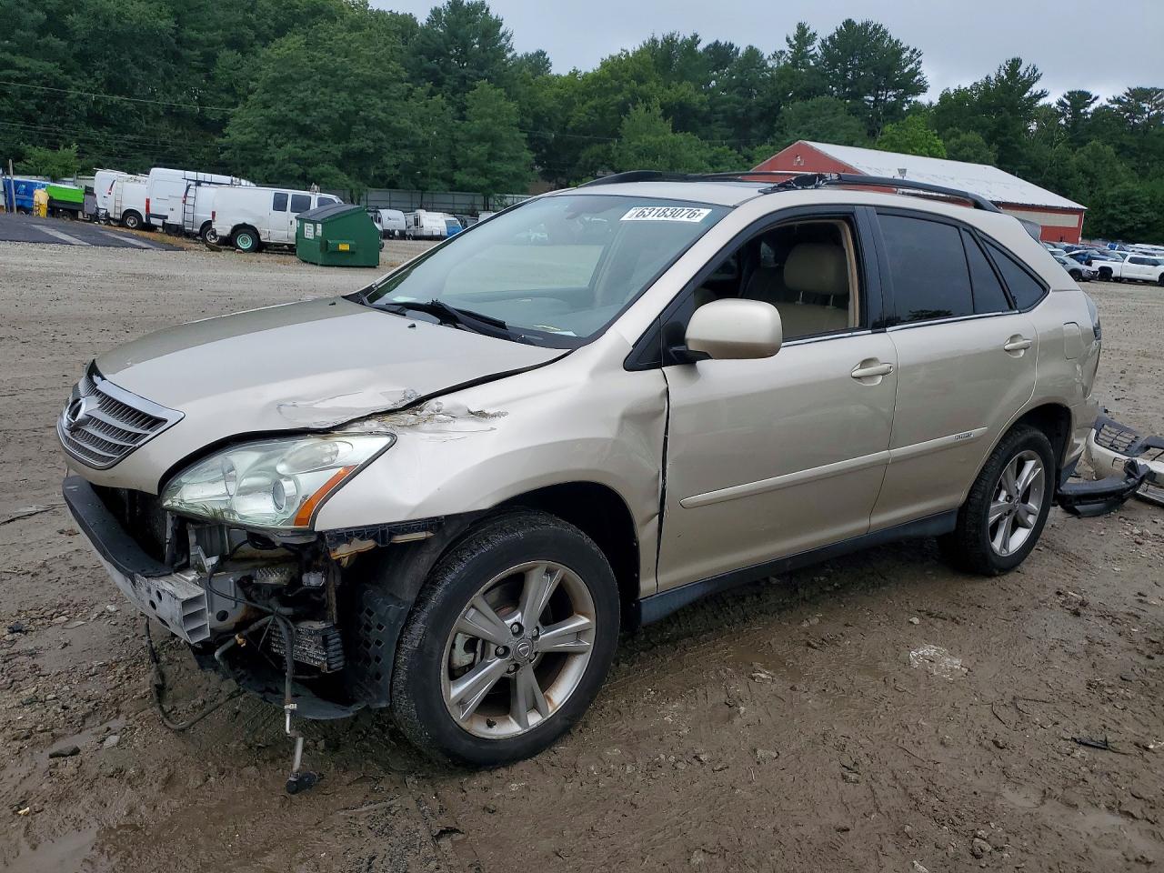 2007 Lexus Rx 400h Beige vin: JTJHW31U272013638
