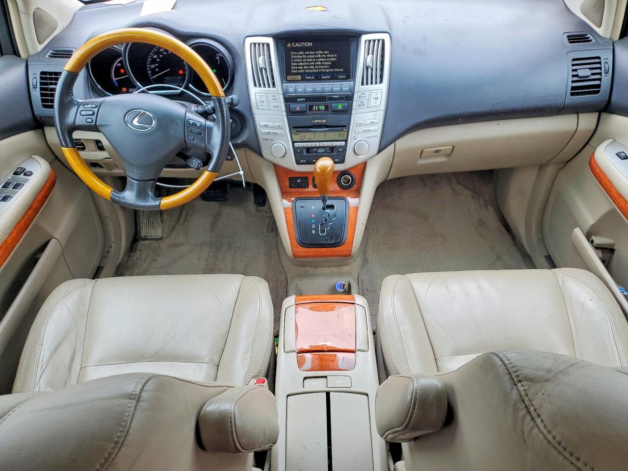 2007 Lexus Rx 400h Beige vin: JTJHW31U272013638