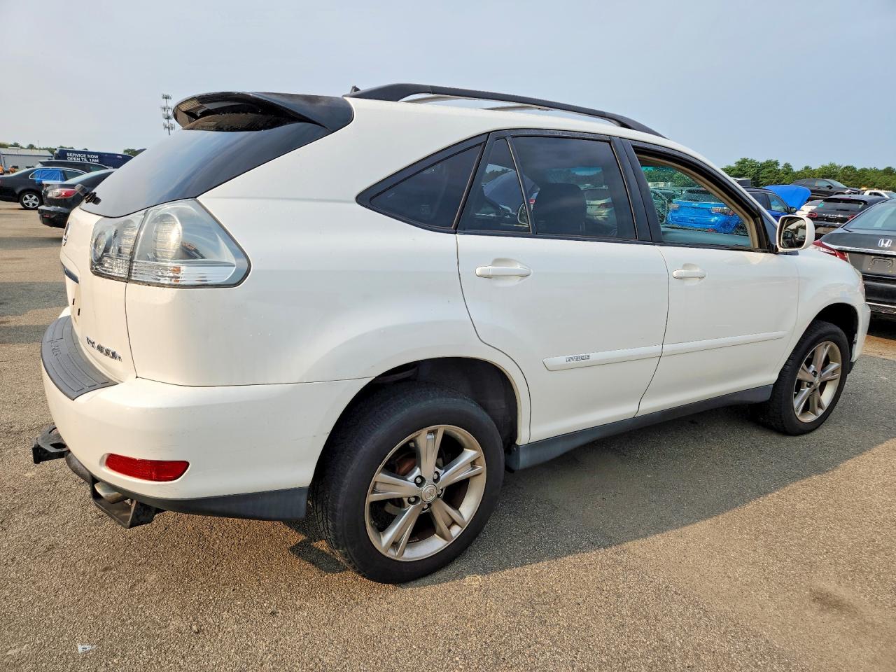 2007 Lexus Rx 400h White vin: JTJHW31U272025899