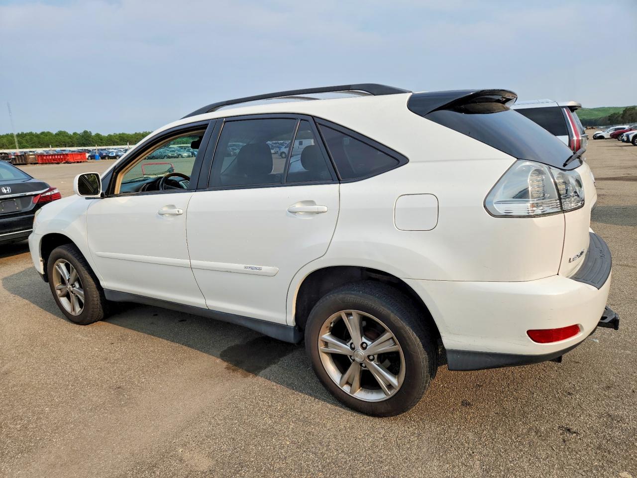 2007 Lexus Rx 400h White vin: JTJHW31U272025899