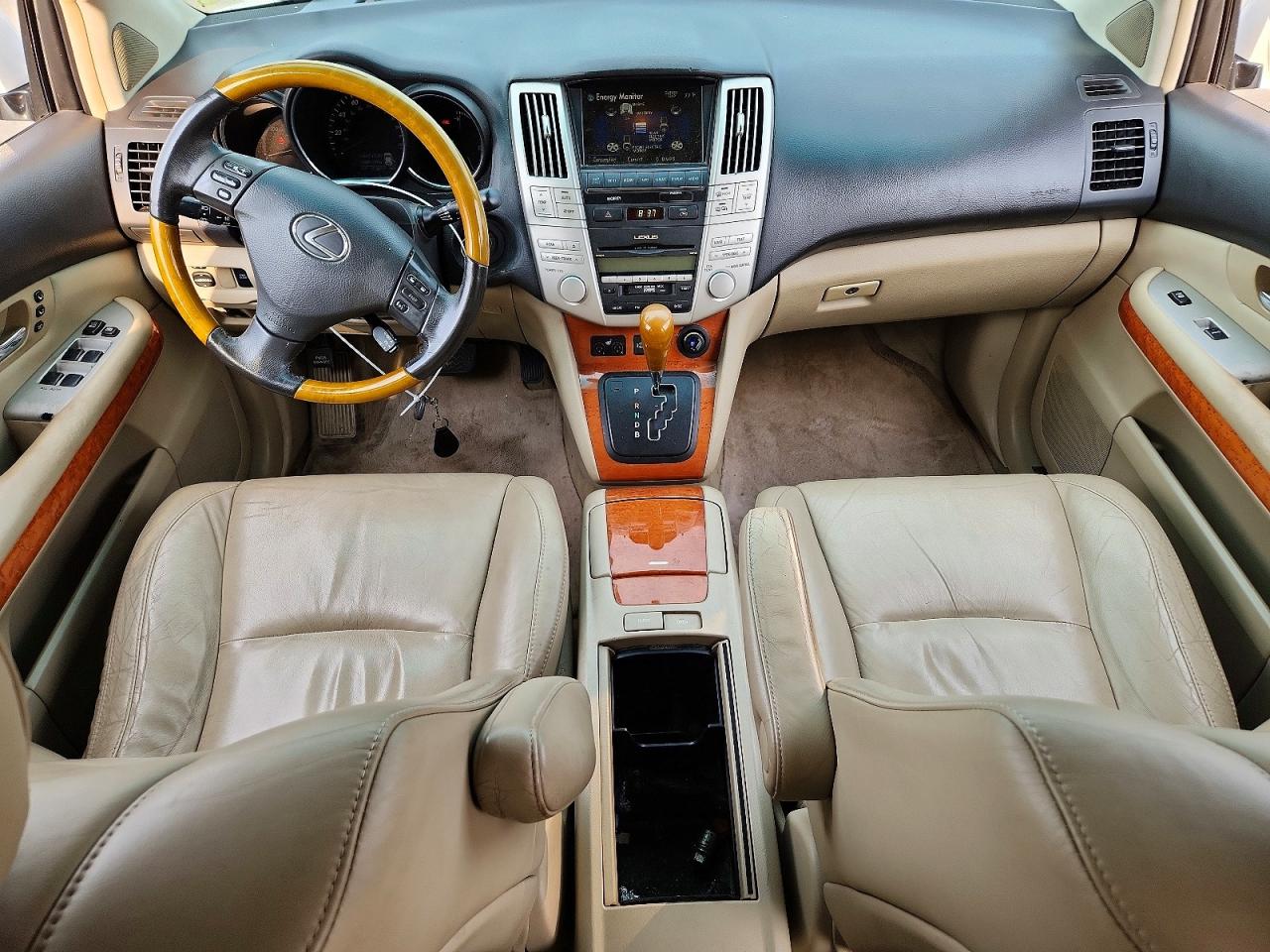 2007 Lexus Rx 400h White vin: JTJHW31U272025899
