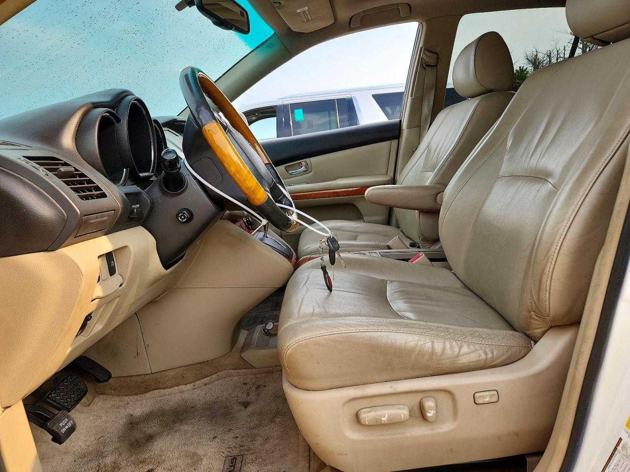 2007 Lexus Rx 400h White vin: JTJHW31U272025899