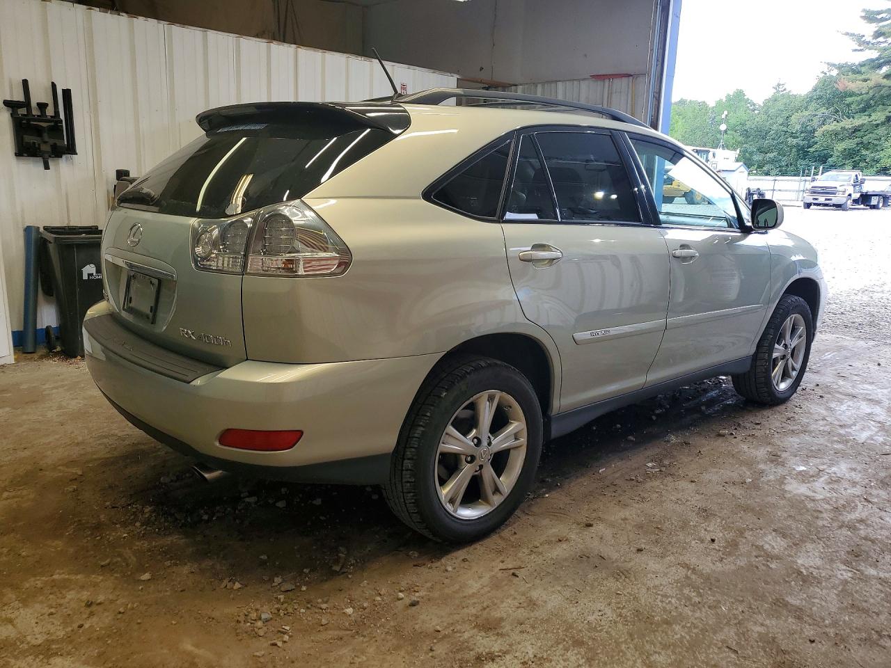 2007 Lexus Rx 400h Silver vin: JTJHW31U272027152