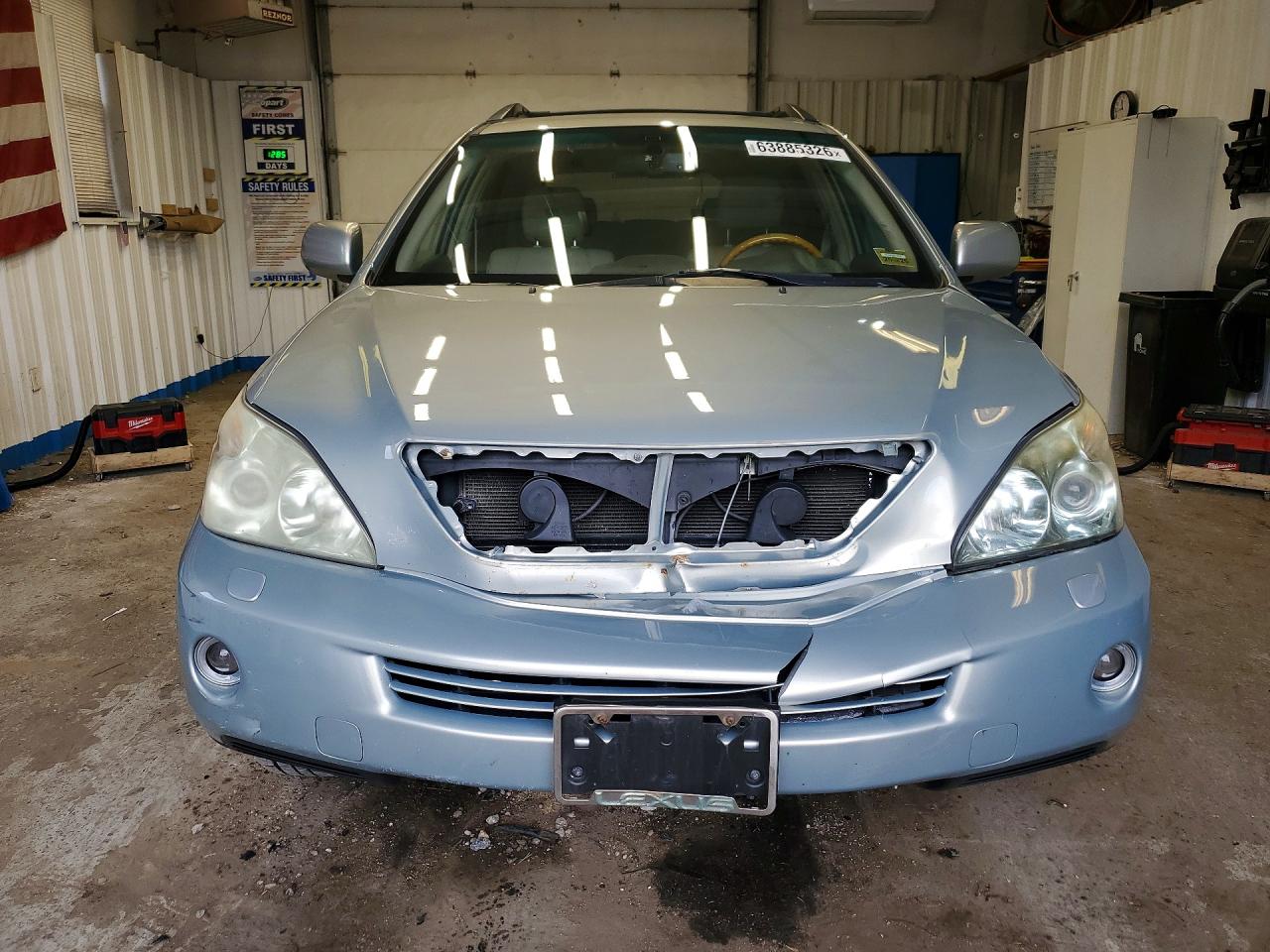 2007 Lexus Rx 400h Silver vin: JTJHW31U272027152