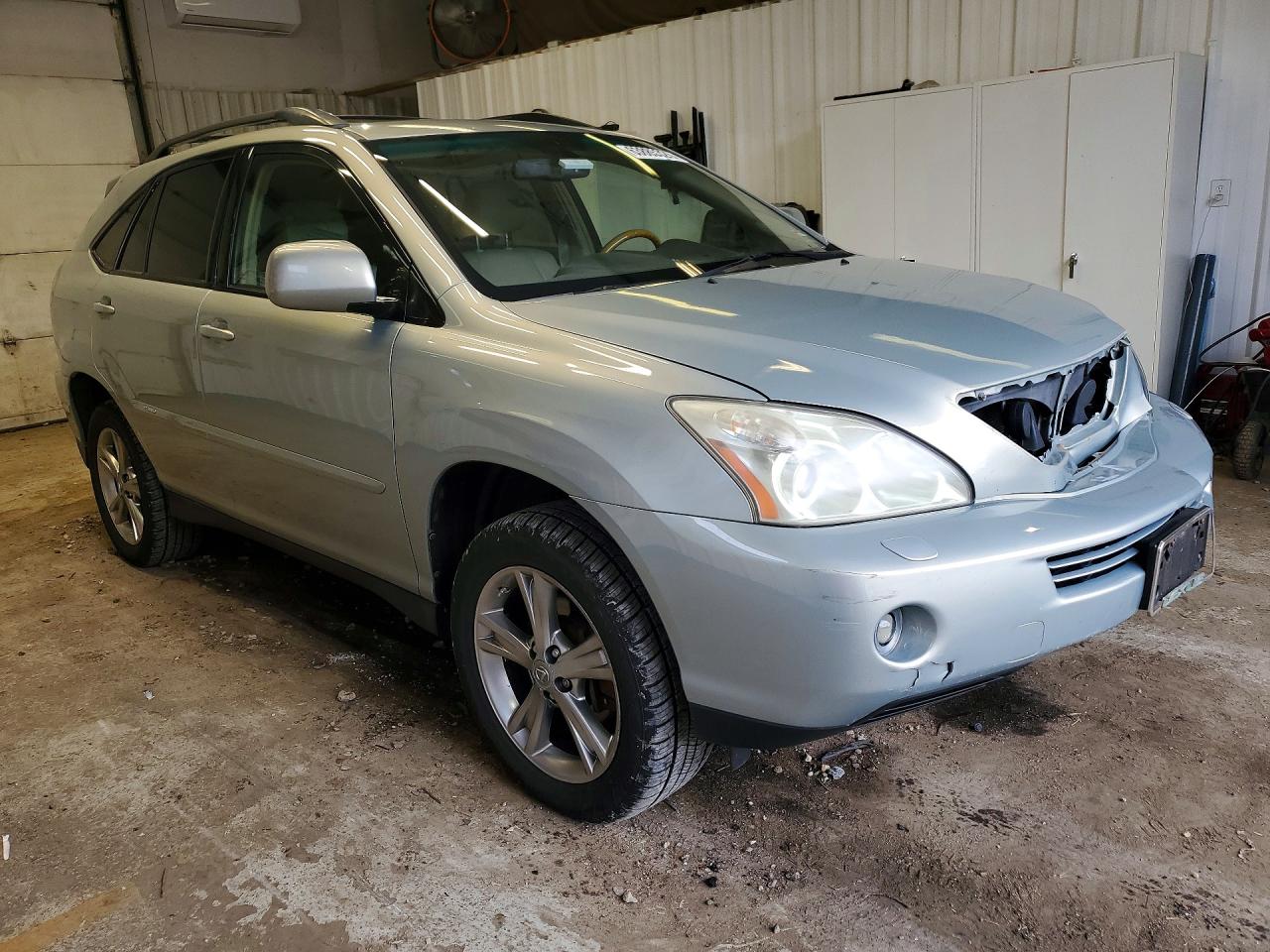 2007 Lexus Rx 400h Silver vin: JTJHW31U272027152