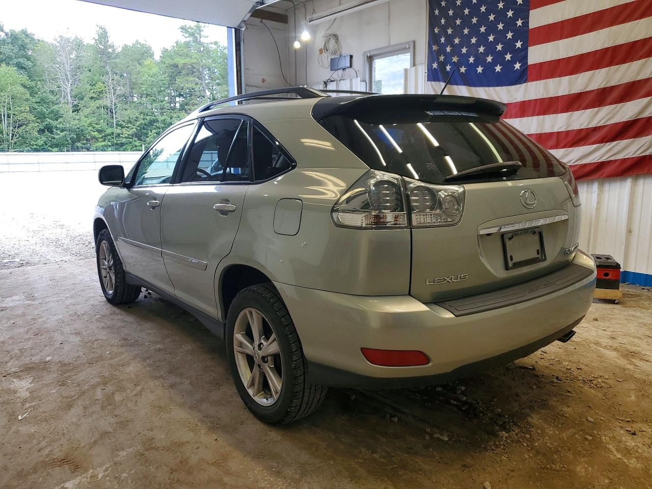 2007 Lexus Rx 400h Silver vin: JTJHW31U272027152