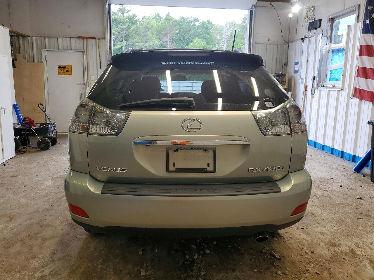 2007 Lexus Rx 400h Silver vin: JTJHW31U272027152
