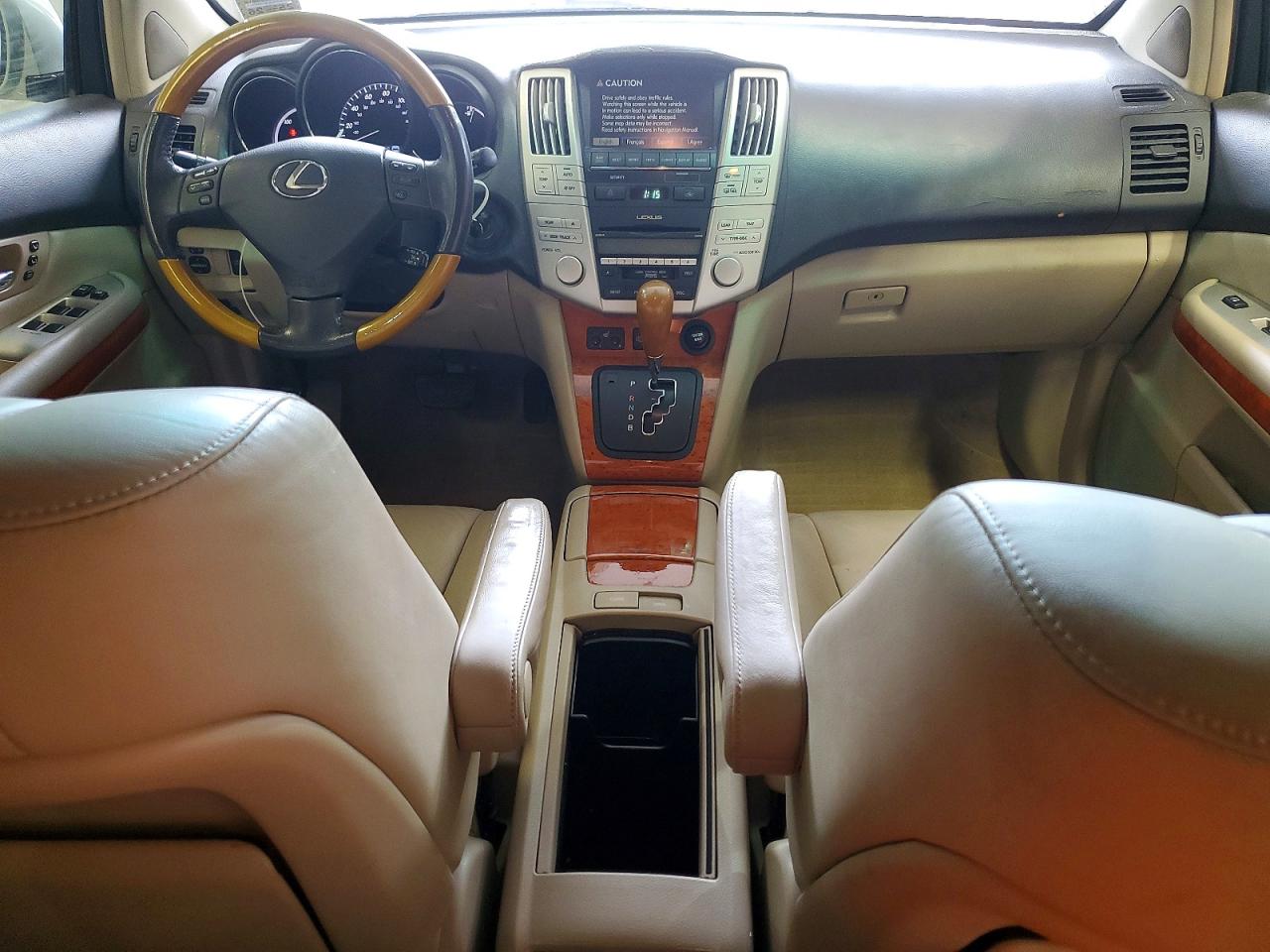 2007 Lexus Rx 400h Silver vin: JTJHW31U272027152