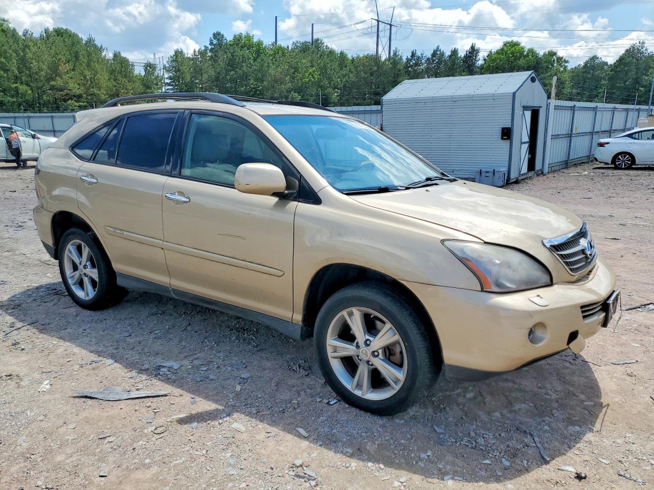 2008 Lexus Rx 400h Gold vin: JTJHW31U282044311