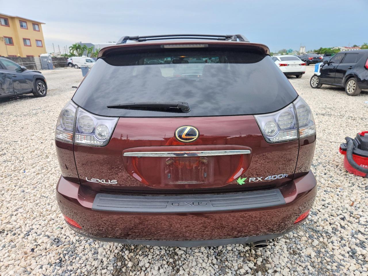 2008 Lexus Rx 400h Burgundy vin: JTJHW31U282852576