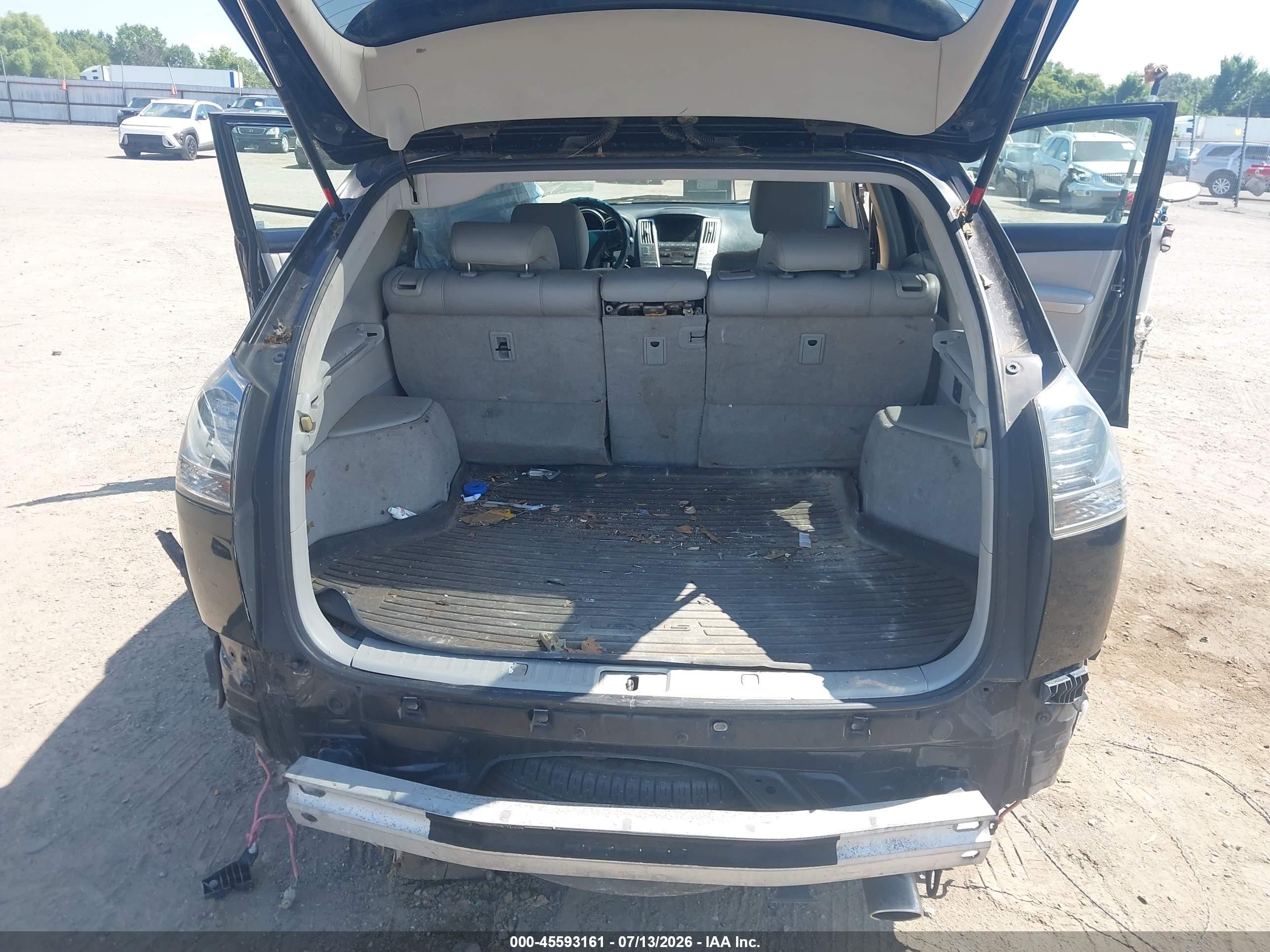 2006 Lexus Rx 400h Черный vin: JTJHW31U360030894