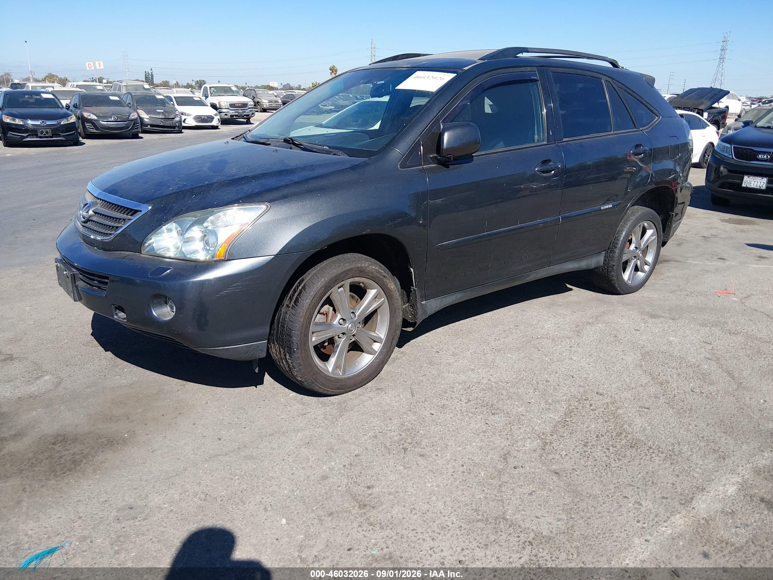 2007 Lexus Rx 400h Gray vin: JTJHW31U372033719