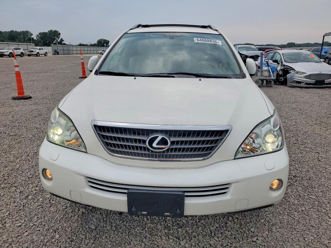 2007 Lexus Rx 400h White vin: JTJHW31U372038290