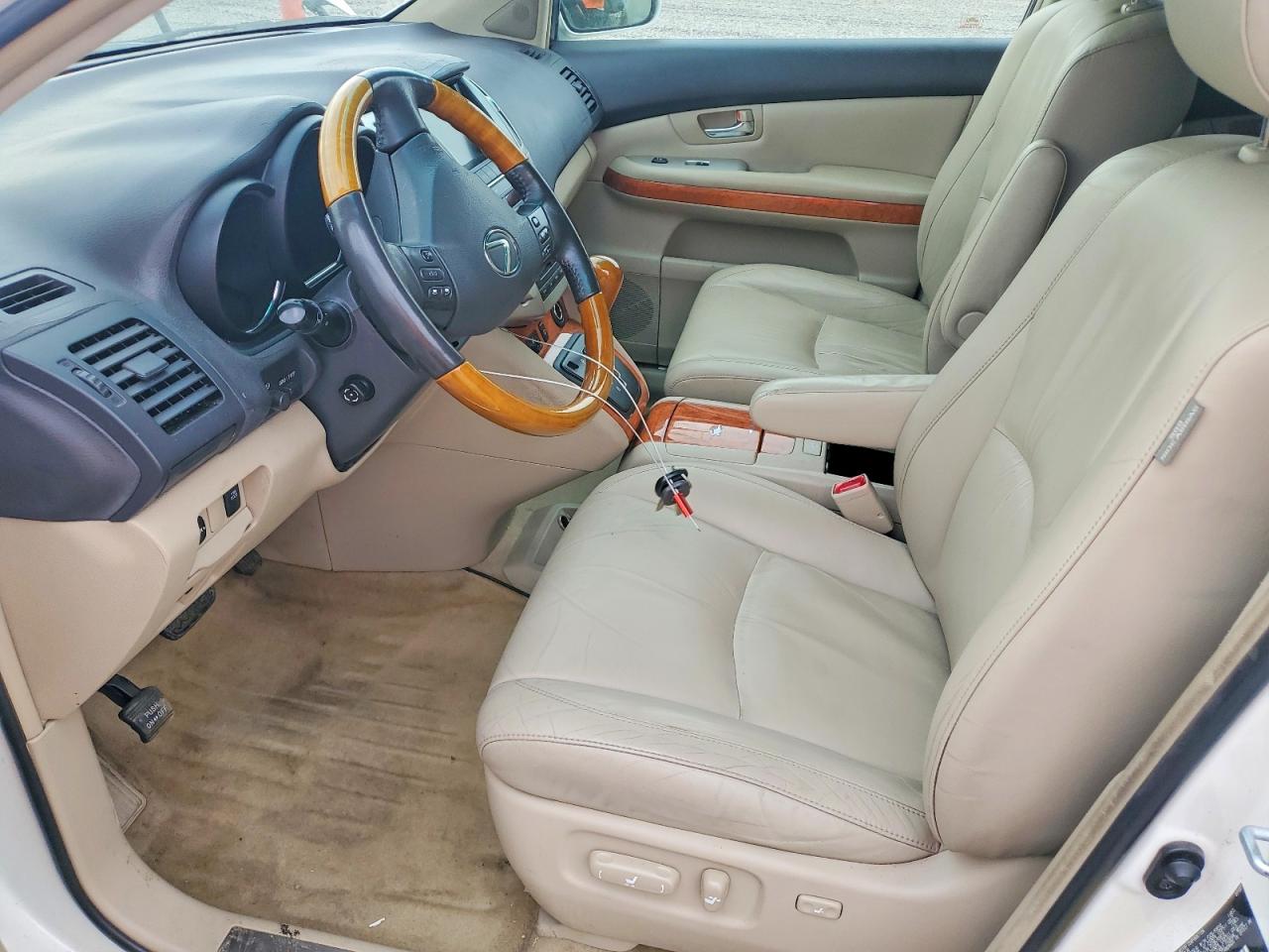 2007 Lexus Rx 400h White vin: JTJHW31U372038290