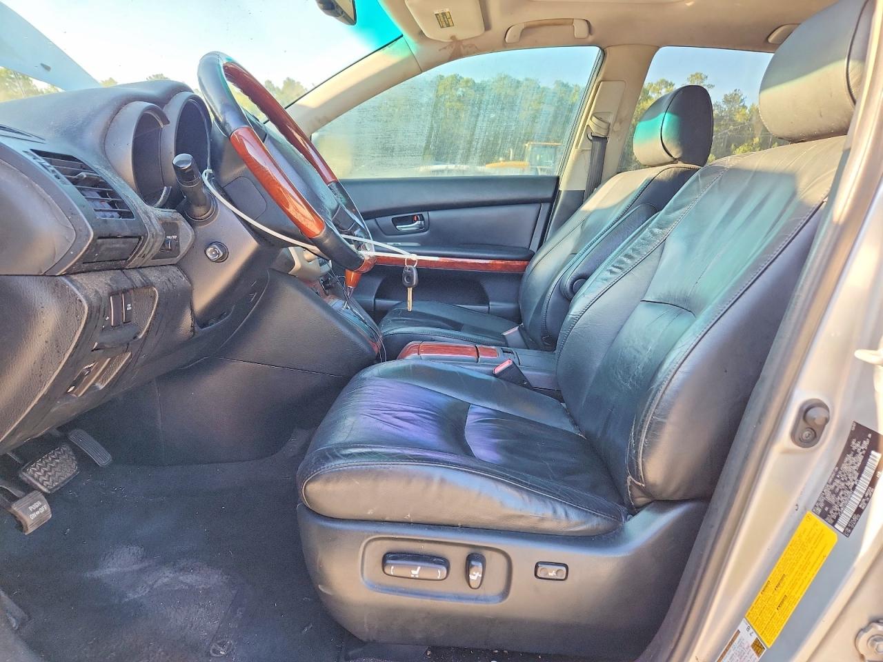 2008 Lexus Rx 400h Silver vin: JTJHW31U382046097
