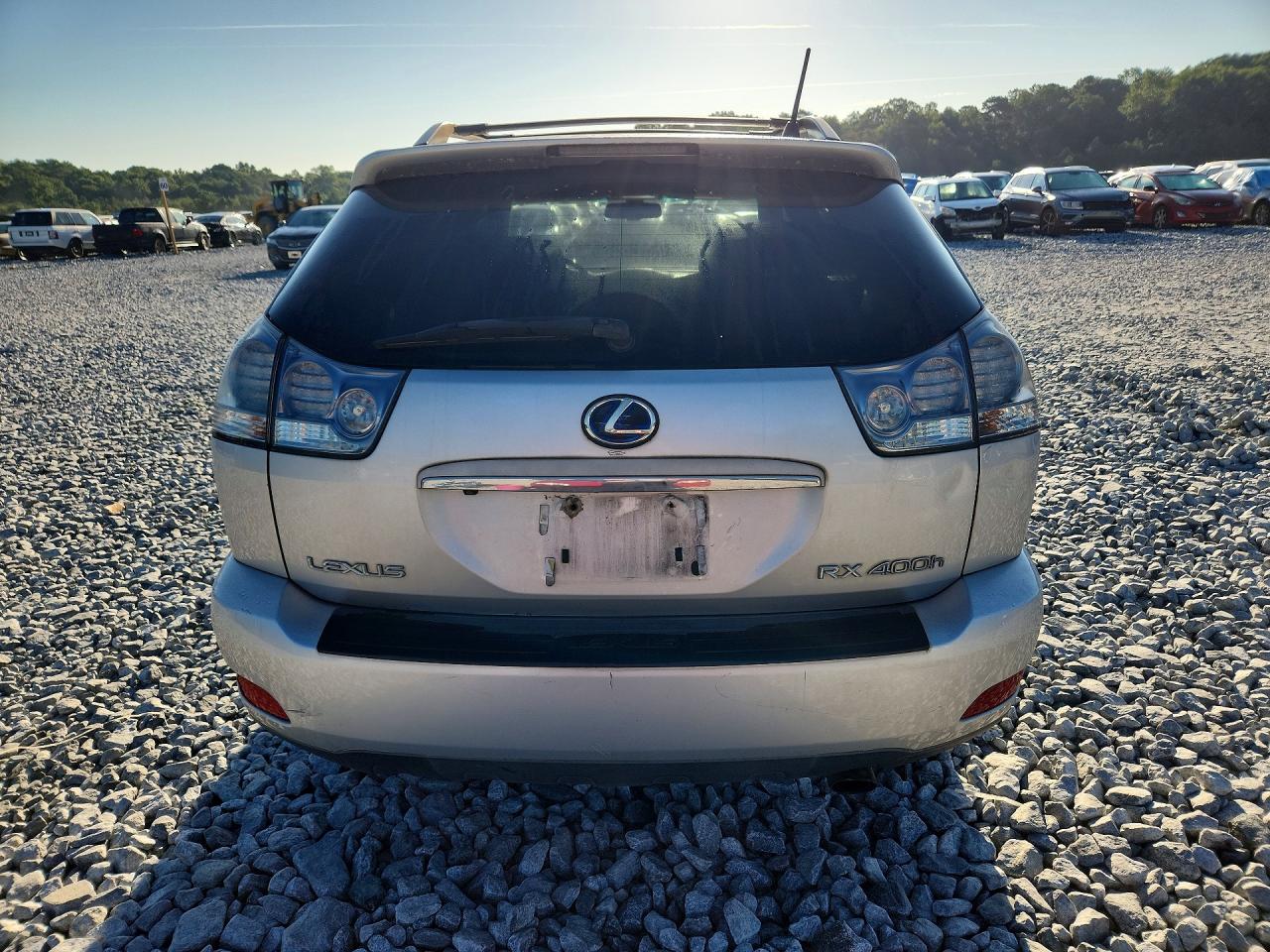 2008 Lexus Rx 400h Silver vin: JTJHW31U382046097