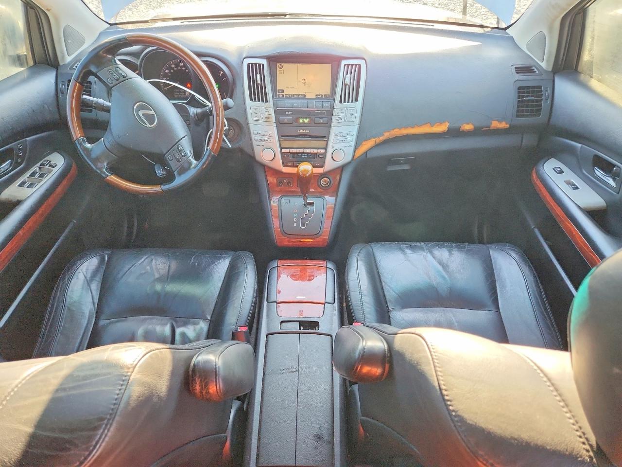 2008 Lexus Rx 400h Silver vin: JTJHW31U382046097