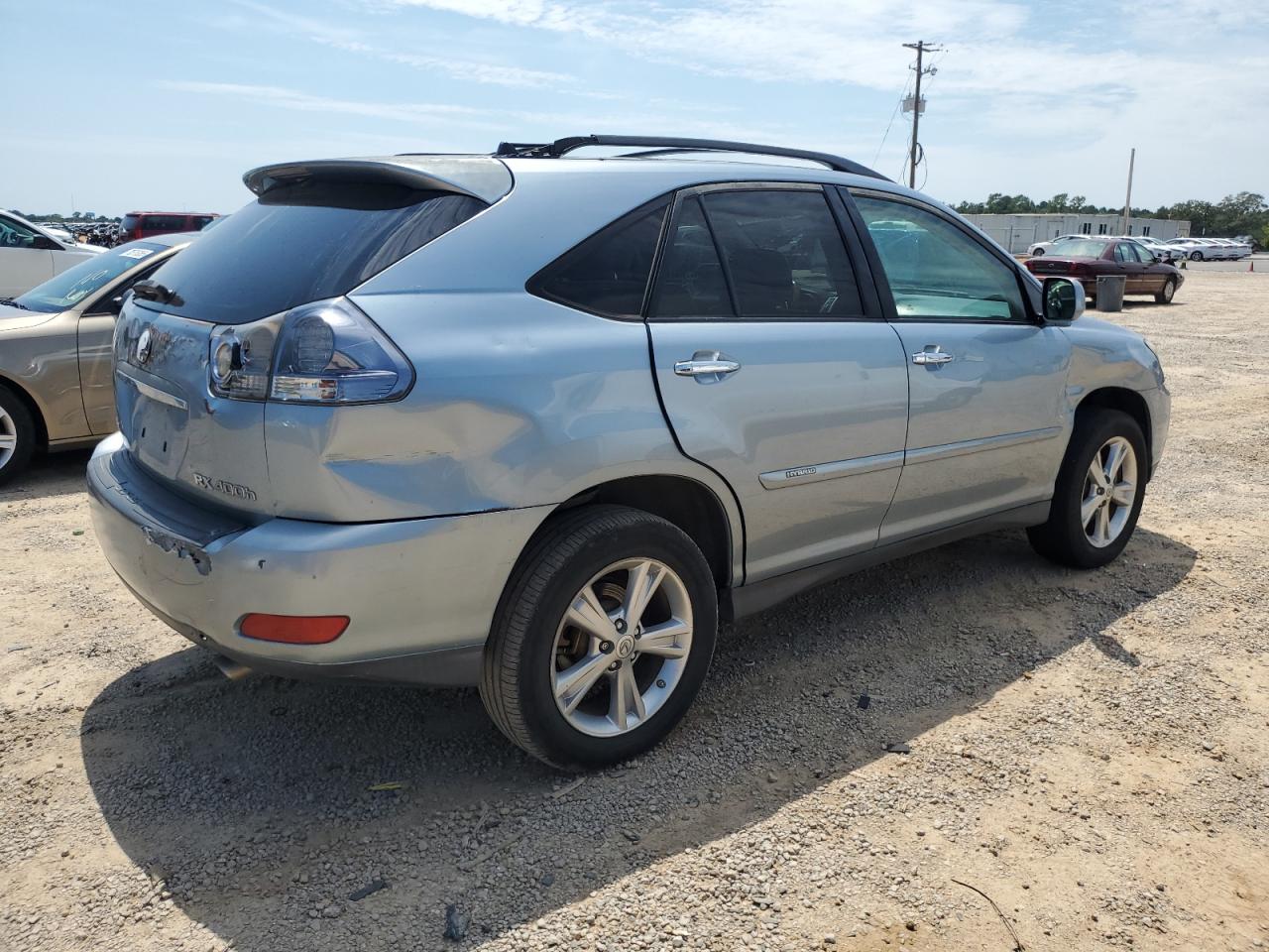 2008 Lexus Rx 400h Blue vin: JTJHW31U382059514