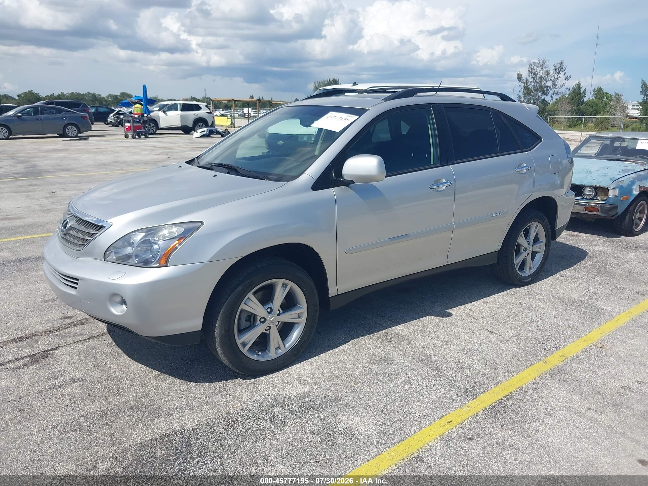 2008 Lexus Rx 400h   Silver vin: JTJHW31U382062476
