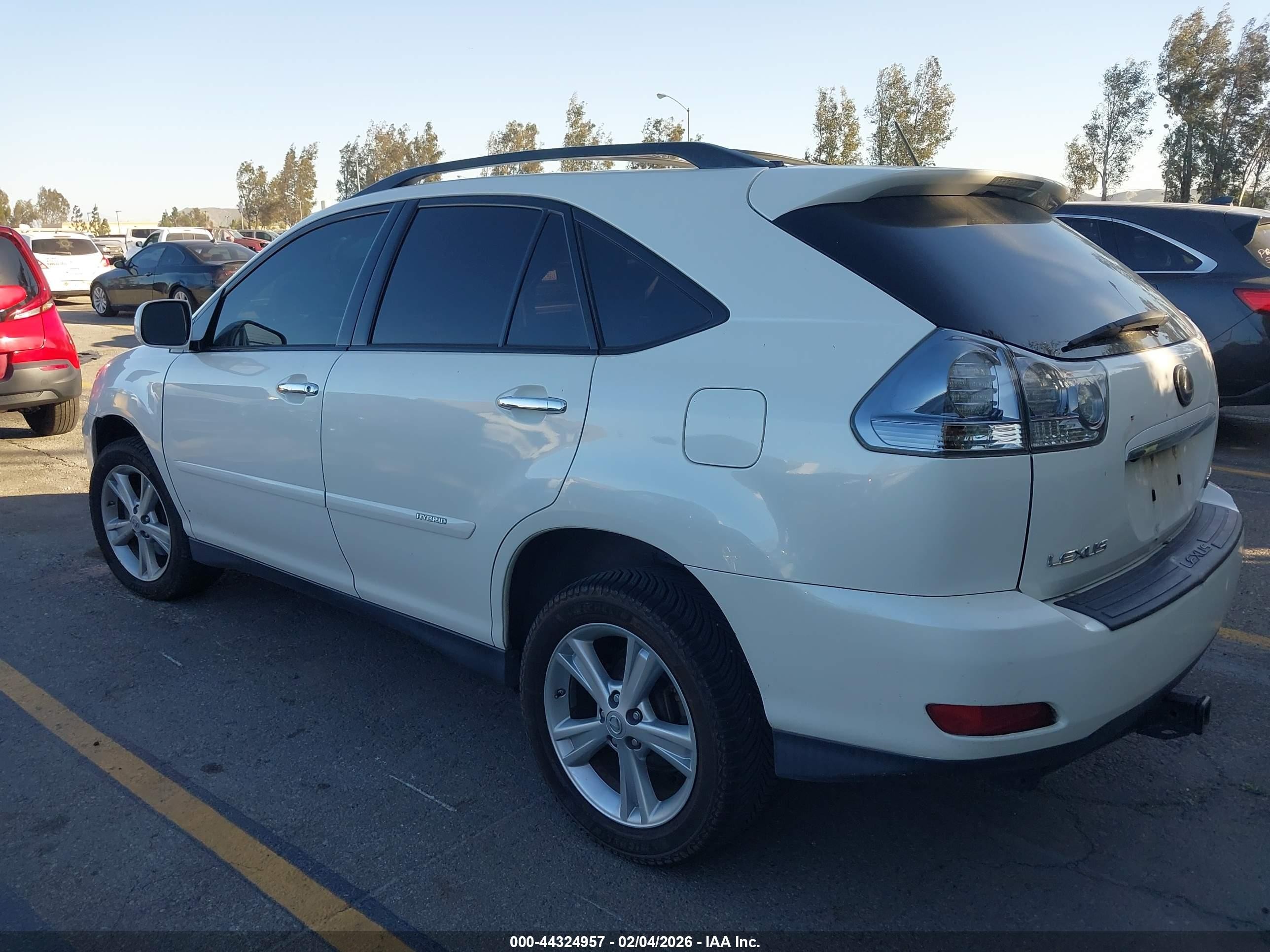 2008 Lexus Rx 400h   Белый vin: JTJHW31U382864249