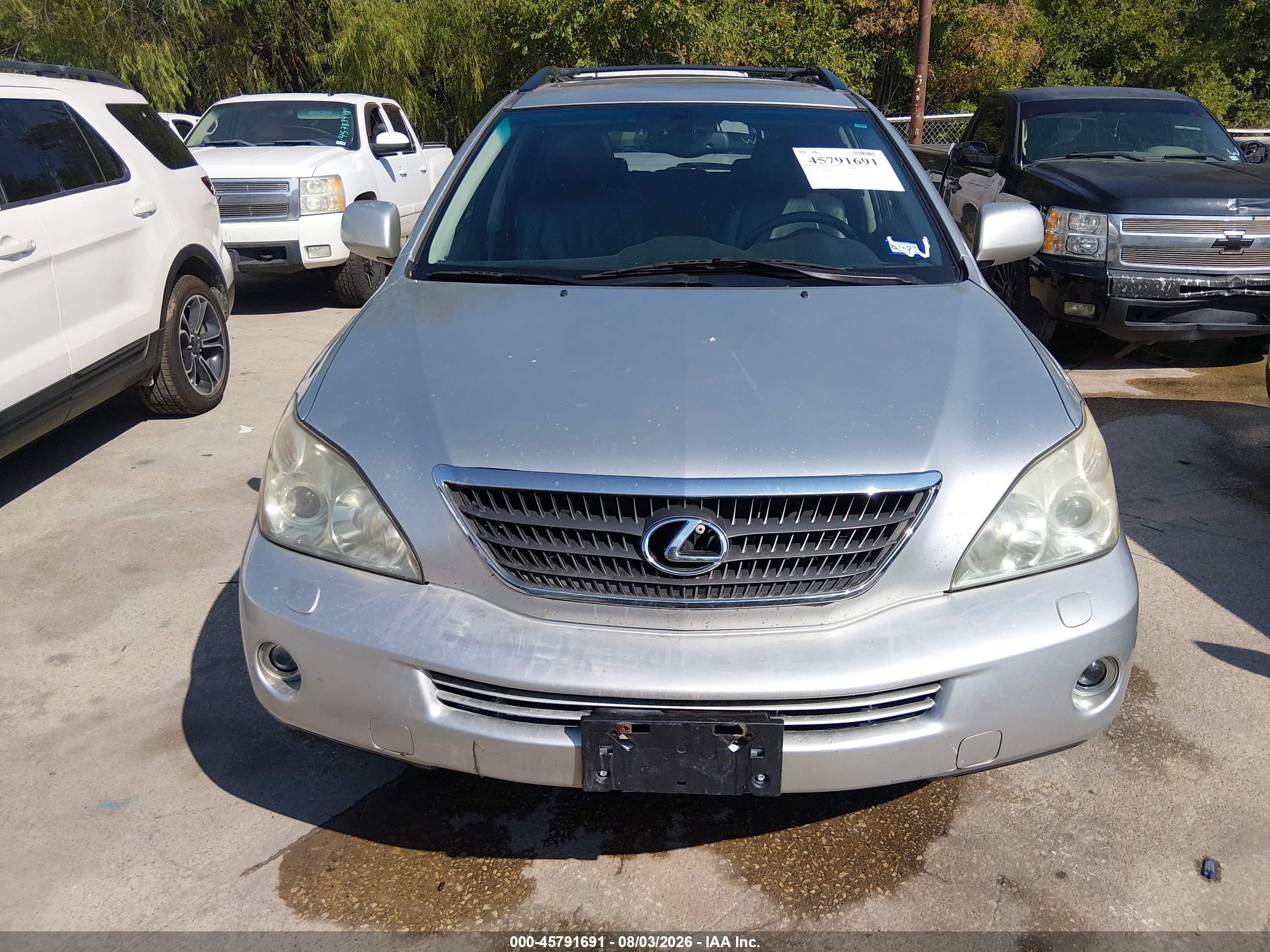 2006 Lexus Rx 400h   Silver vin: JTJHW31U462005880