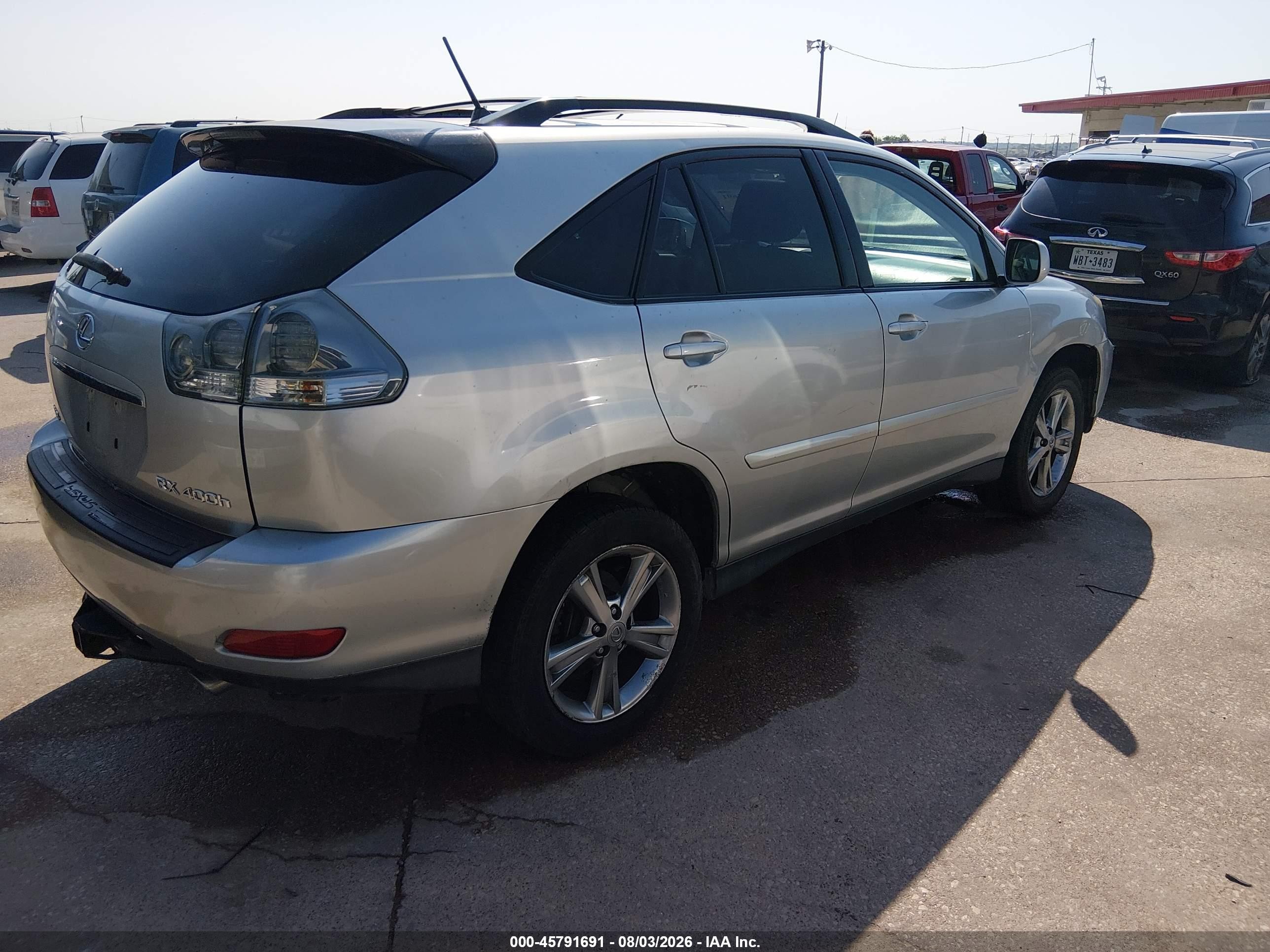 2006 Lexus Rx 400h   Silver vin: JTJHW31U462005880