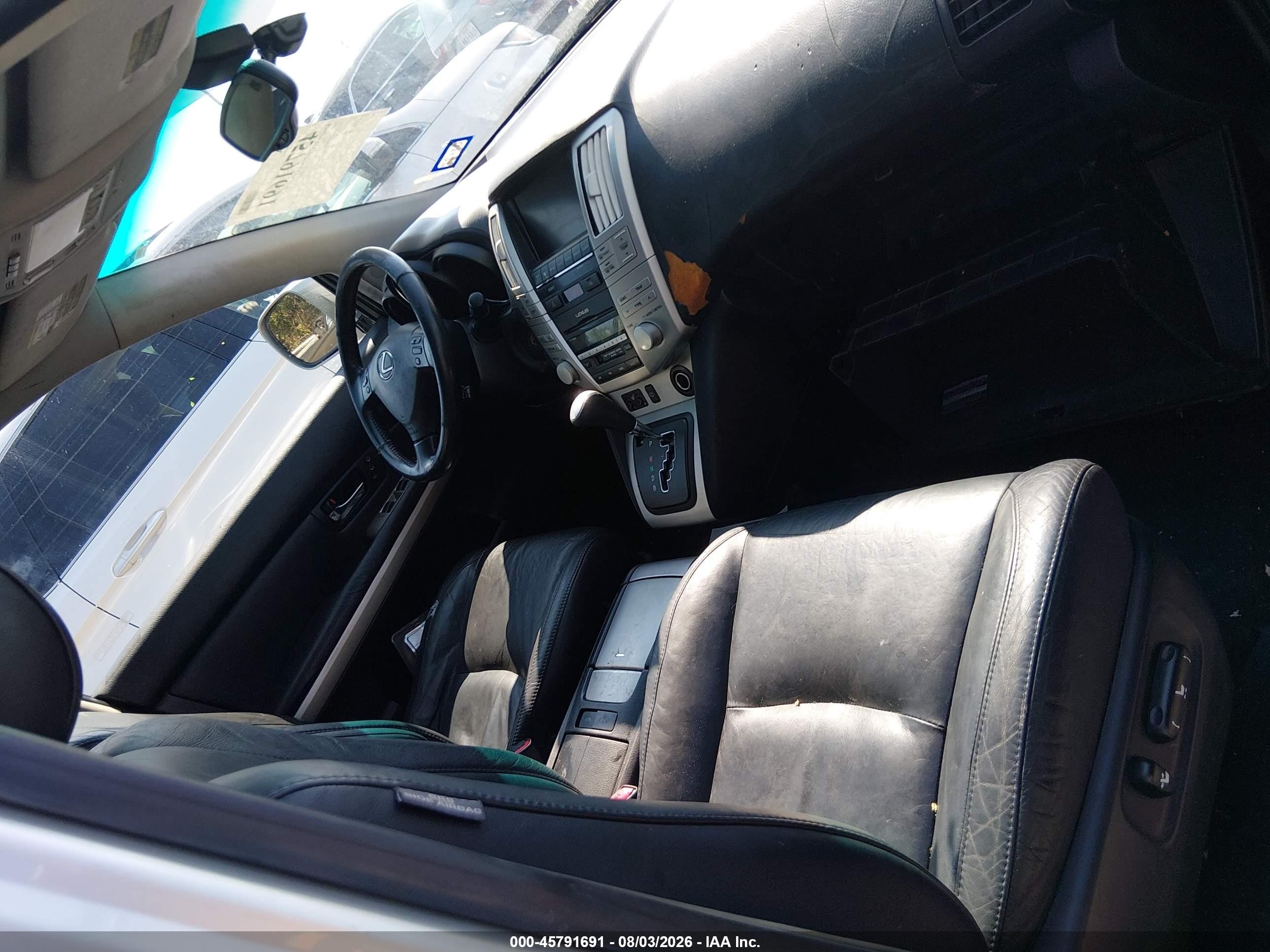 2006 Lexus Rx 400h   Silver vin: JTJHW31U462005880