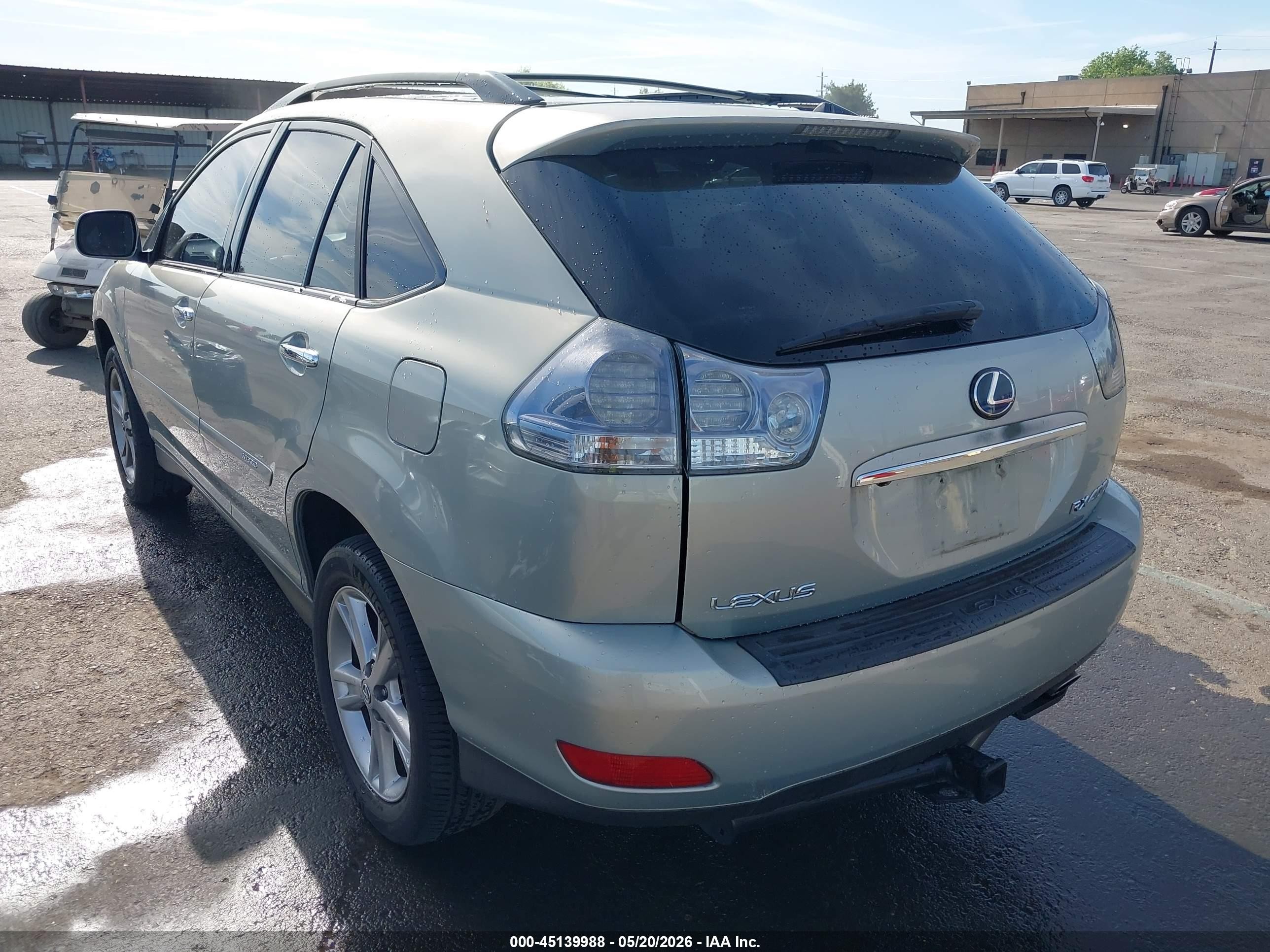 2008 Lexus Rx 400h   Blue vin: JTJHW31U482058792