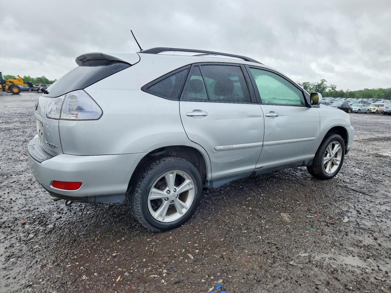 2008 Lexus Rx 400h Silver vin: JTJHW31U482060803