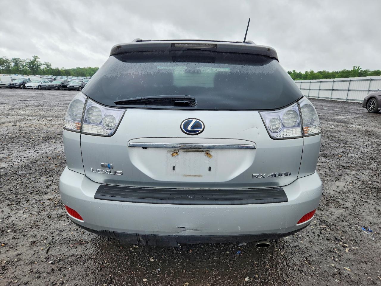 2008 Lexus Rx 400h Silver vin: JTJHW31U482060803