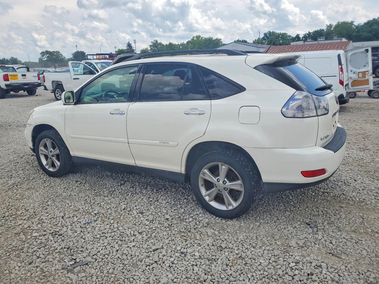 2008 Lexus Rx 400h White vin: JTJHW31U482069453
