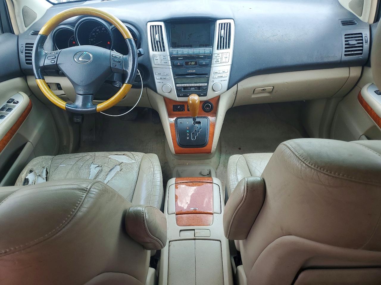 2008 Lexus Rx 400h White vin: JTJHW31U482069453
