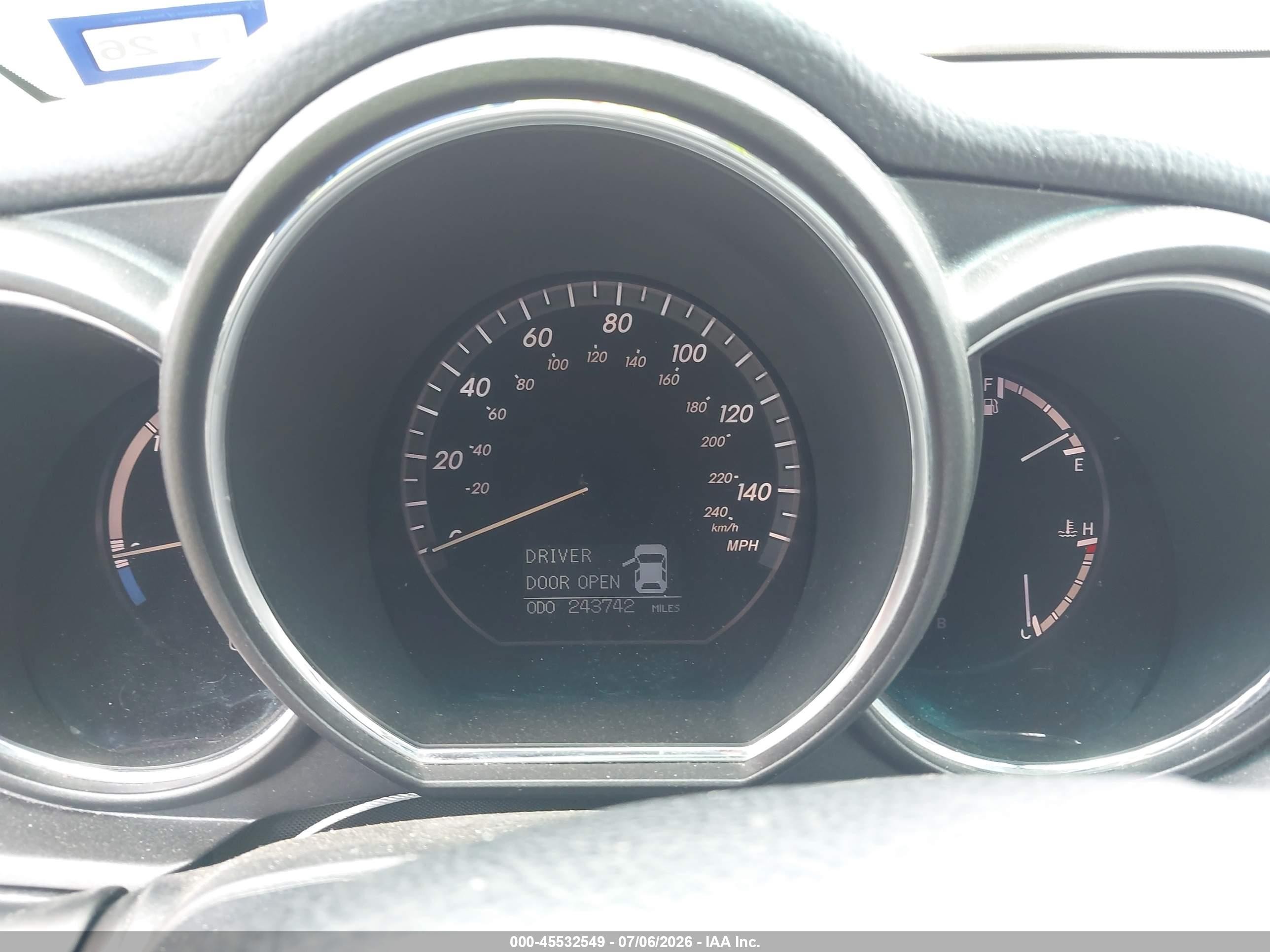 2006 Lexus Rx 400h   Silver vin: JTJHW31U560010291