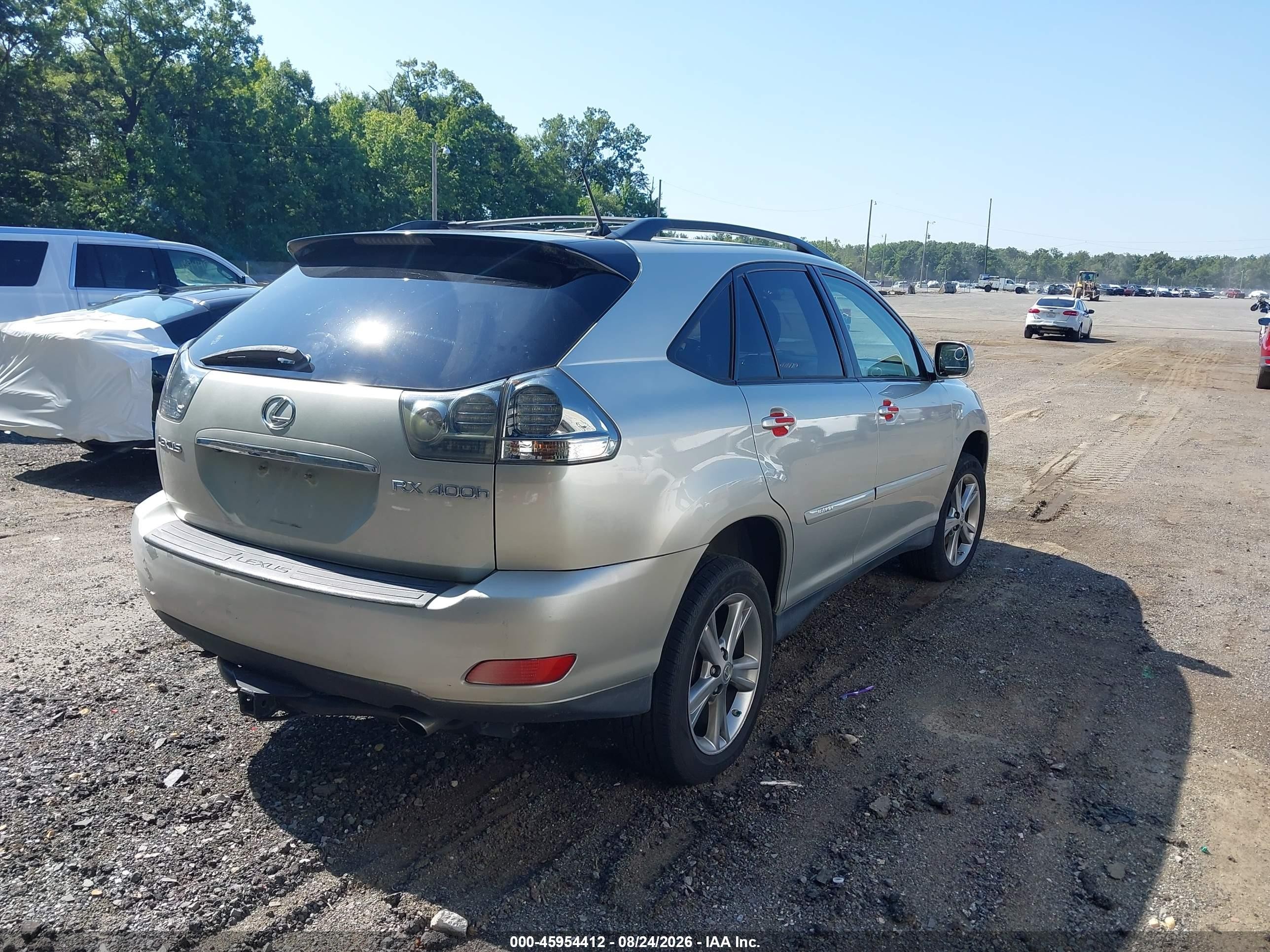 2007 Lexus Rx 400h   Silver vin: JTJHW31U572022768