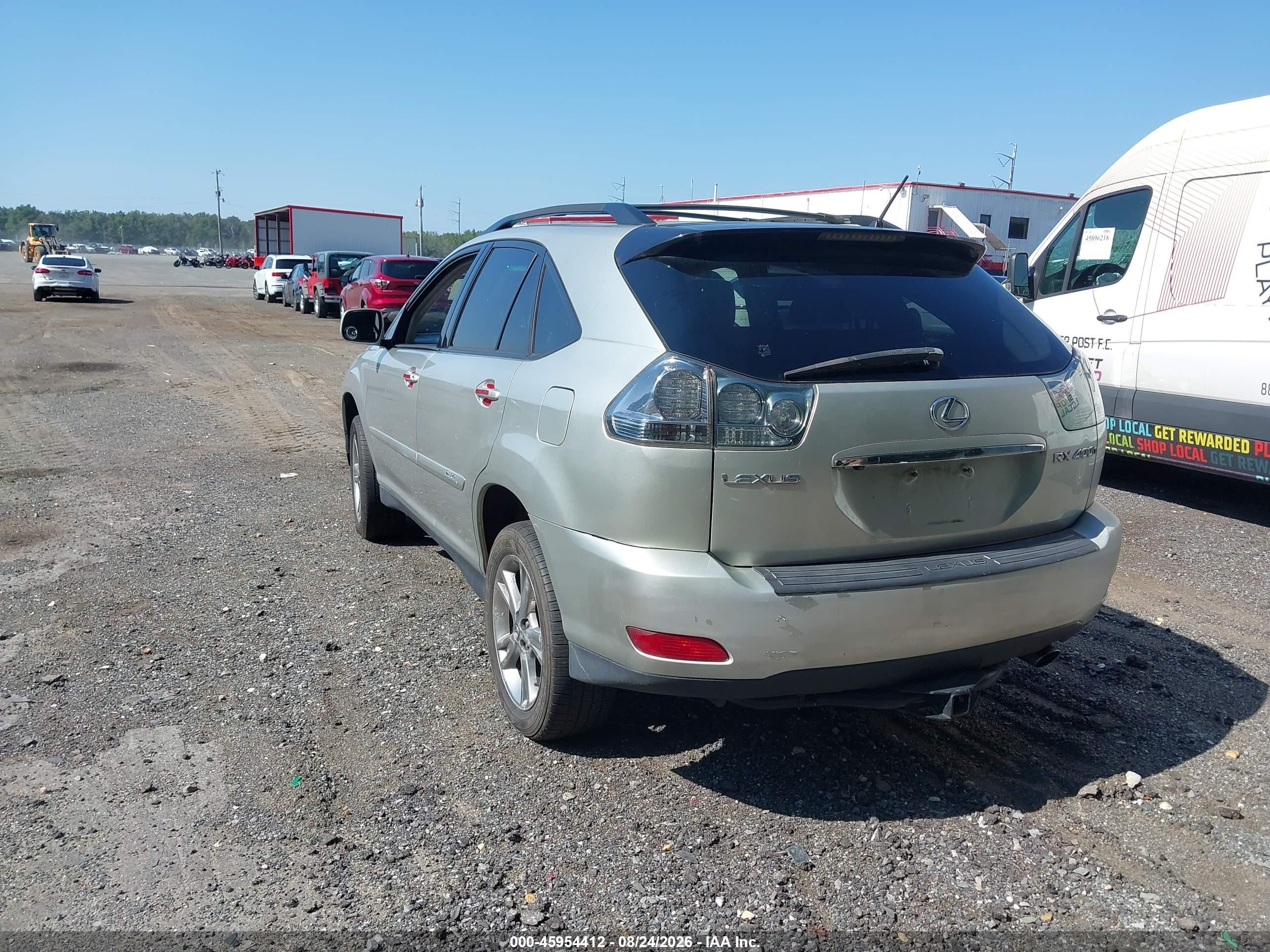 2007 Lexus Rx 400h   Silver vin: JTJHW31U572022768