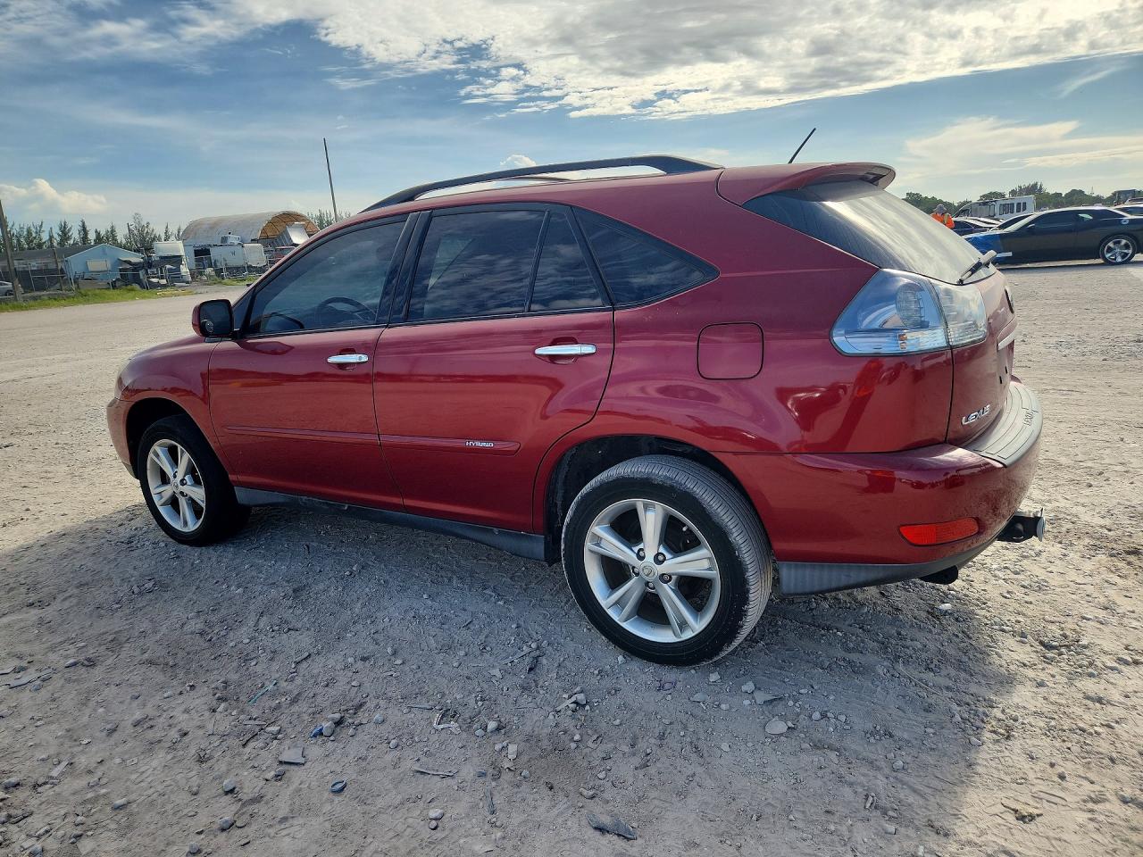 2008 Lexus Rx 400h Red vin: JTJHW31U582047669